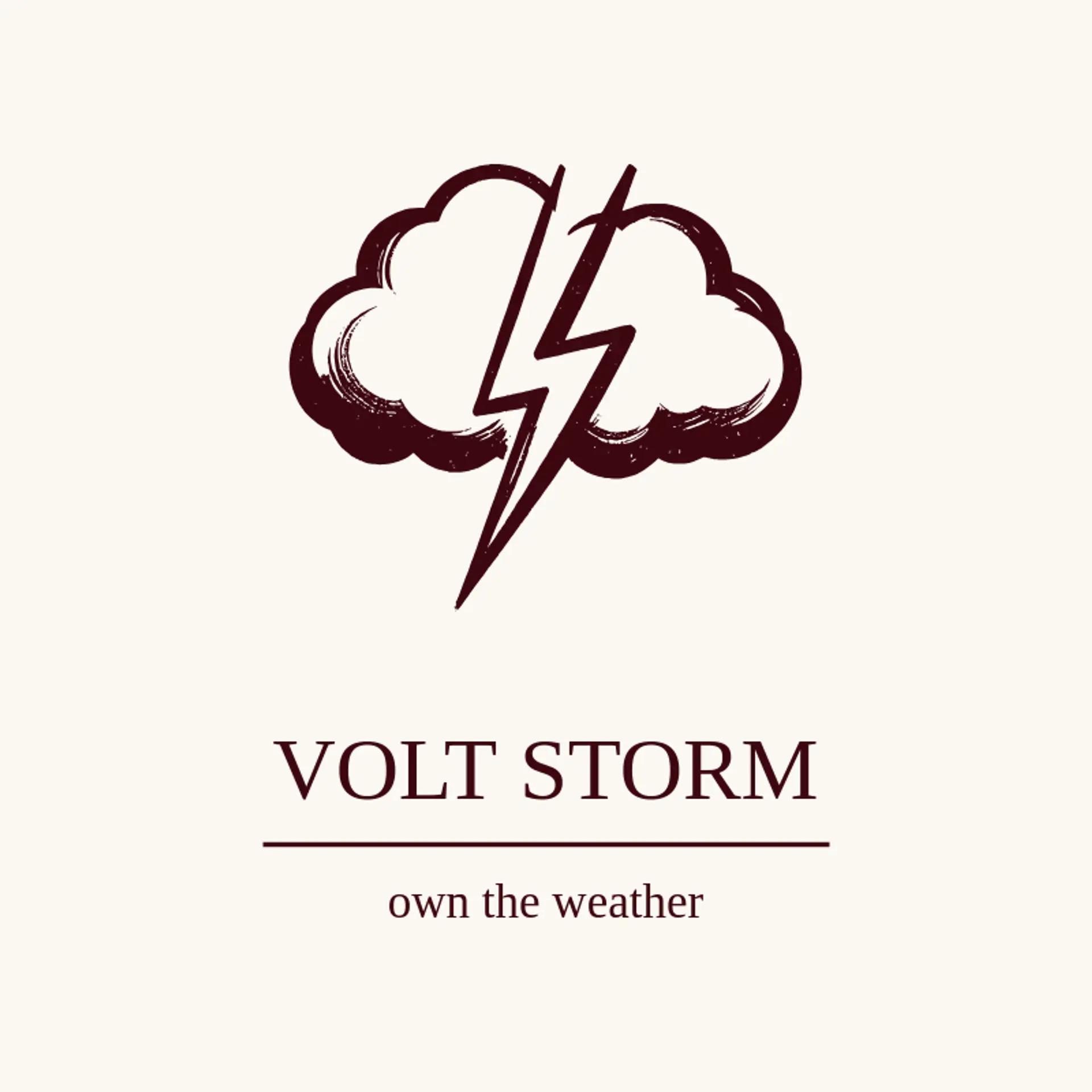 Volt Storm logo for lightning bolt