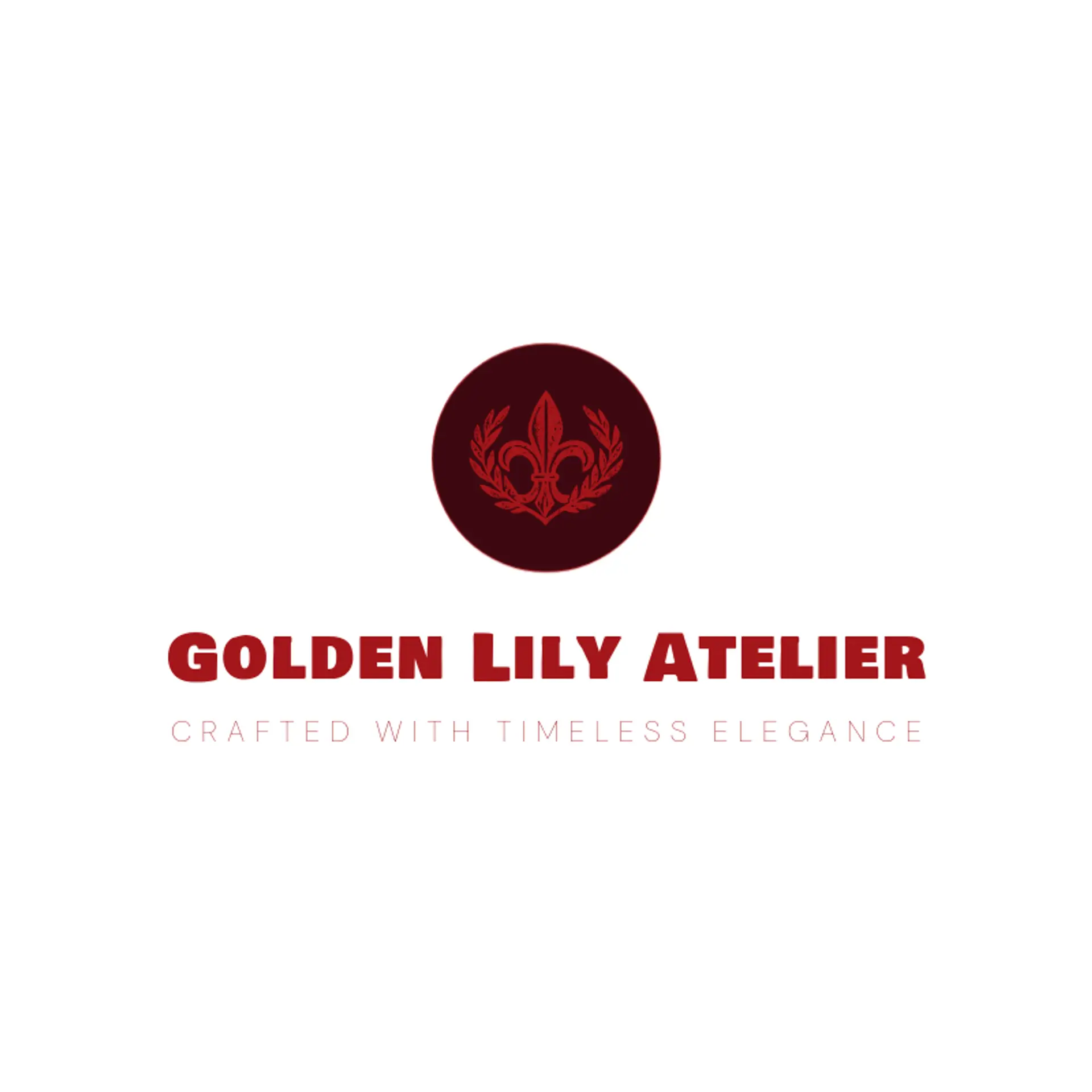 Golden Lily Atelier logo for fleur de lis