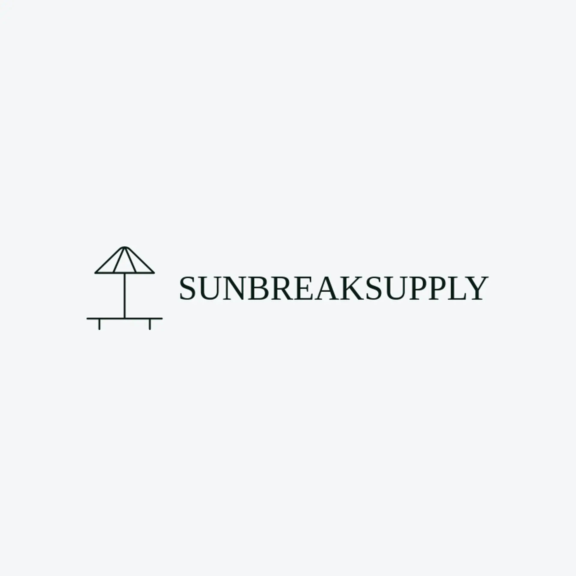 Sunbreak Supply logo for umbrella