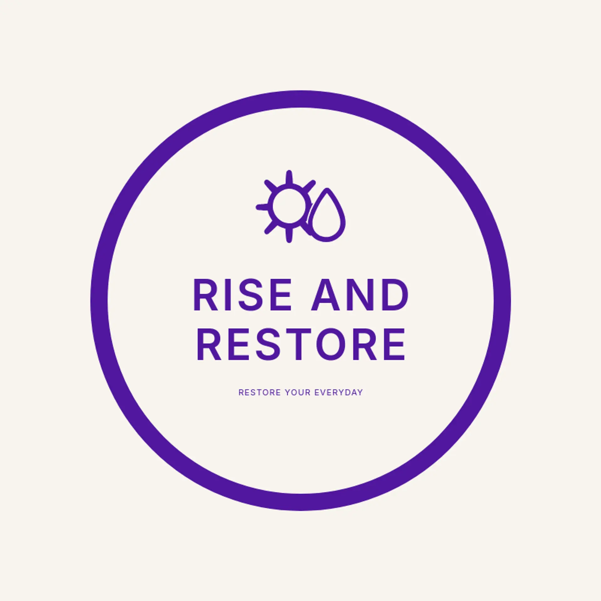 Rise And Restore logo for health