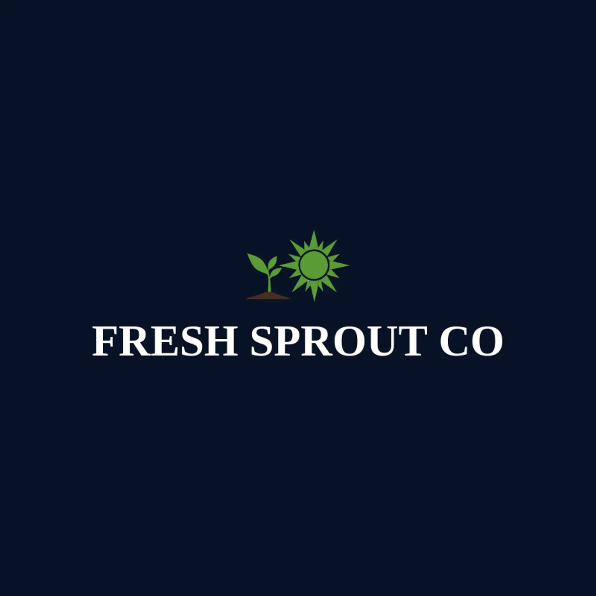 Fresh Sprout Co logo for fresh
