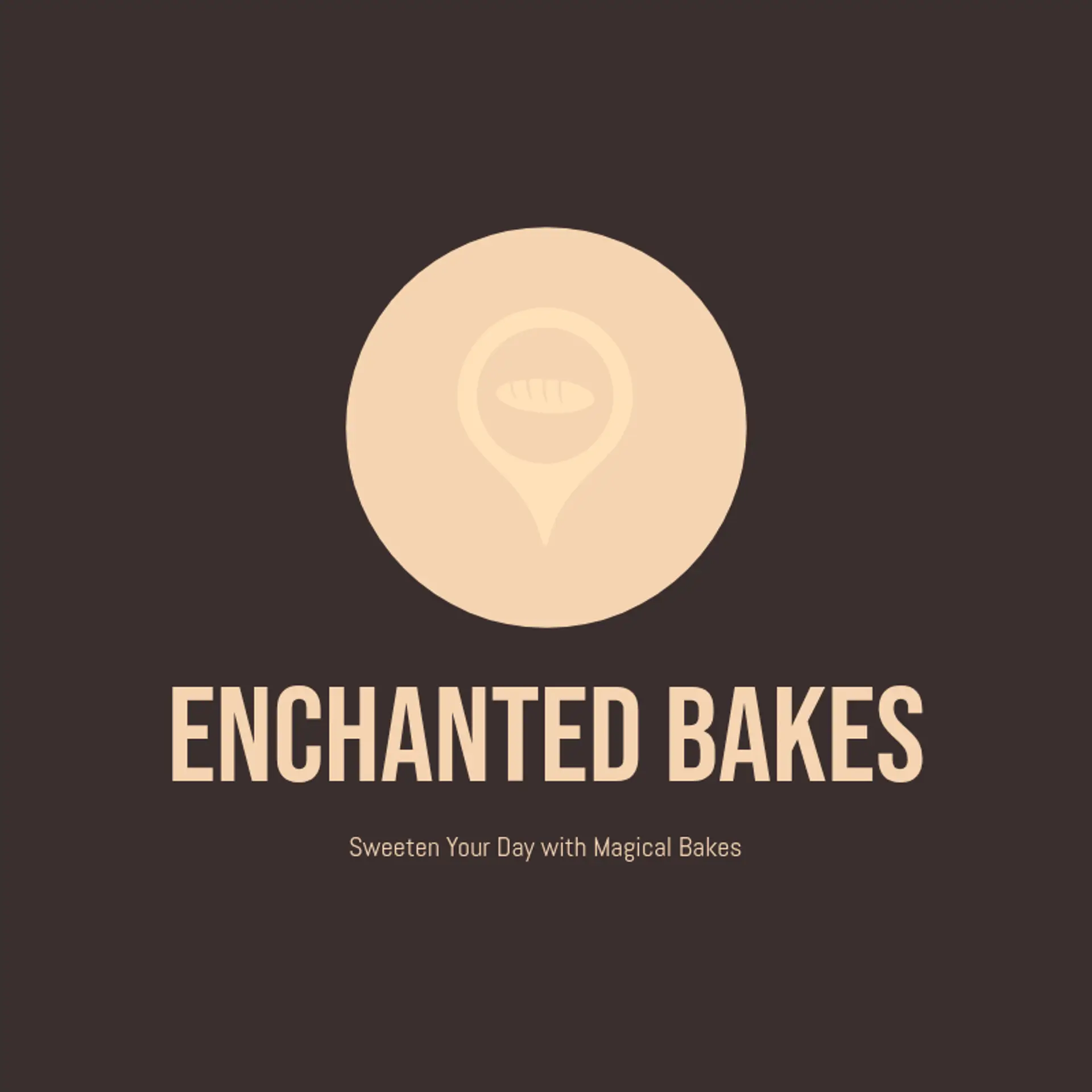 Enchanted Bakes logo for creative bakery