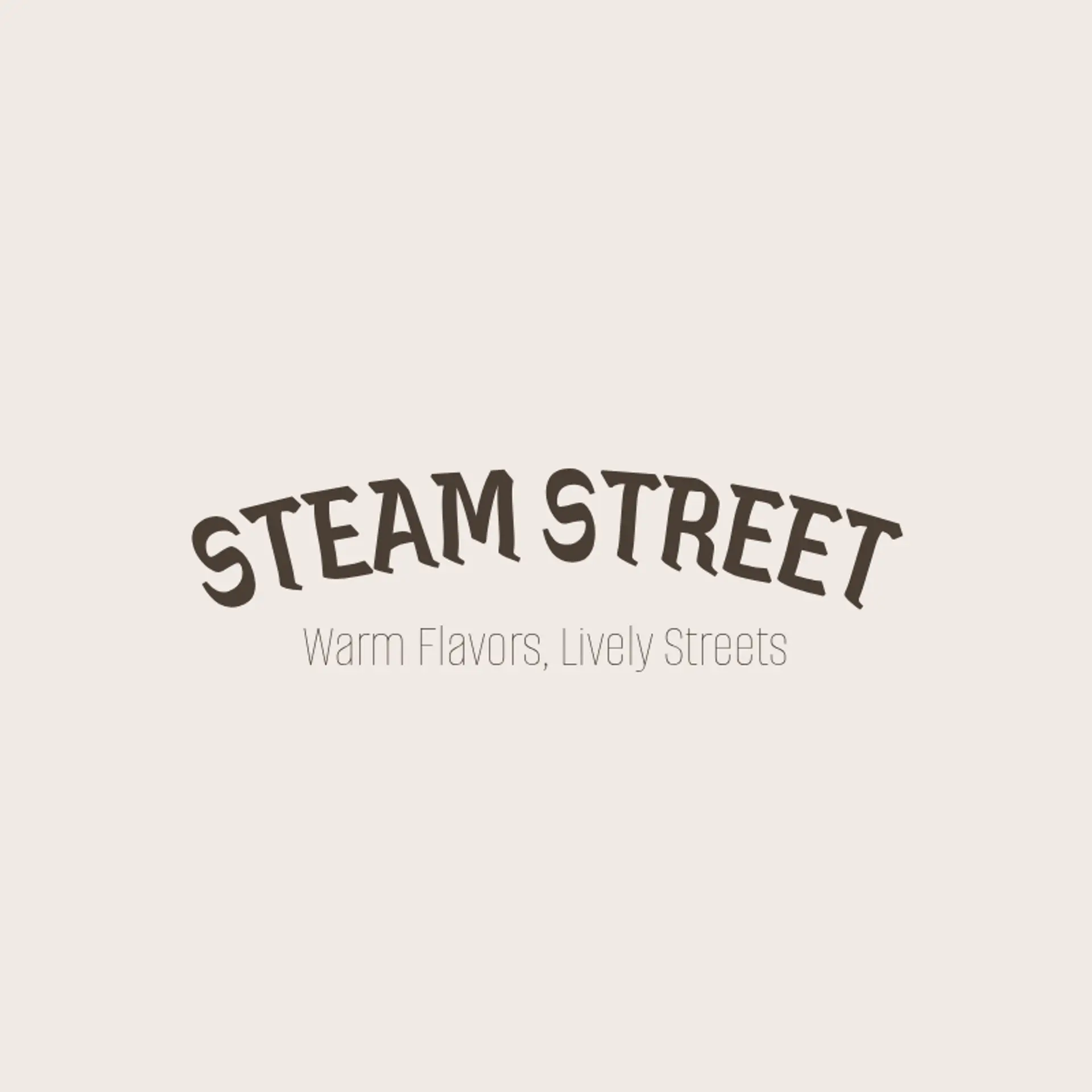 Steam Street logo for cafe