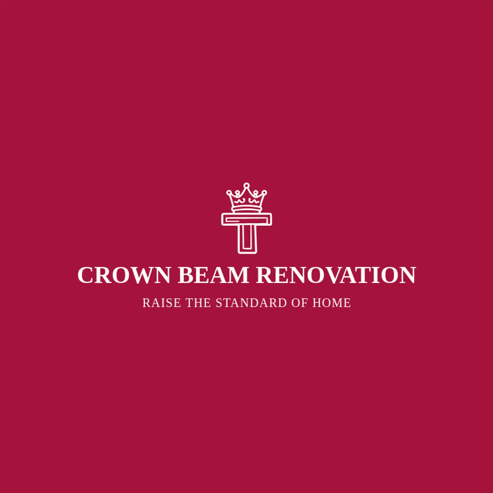 Crown Beam Renovation logo for remodeling