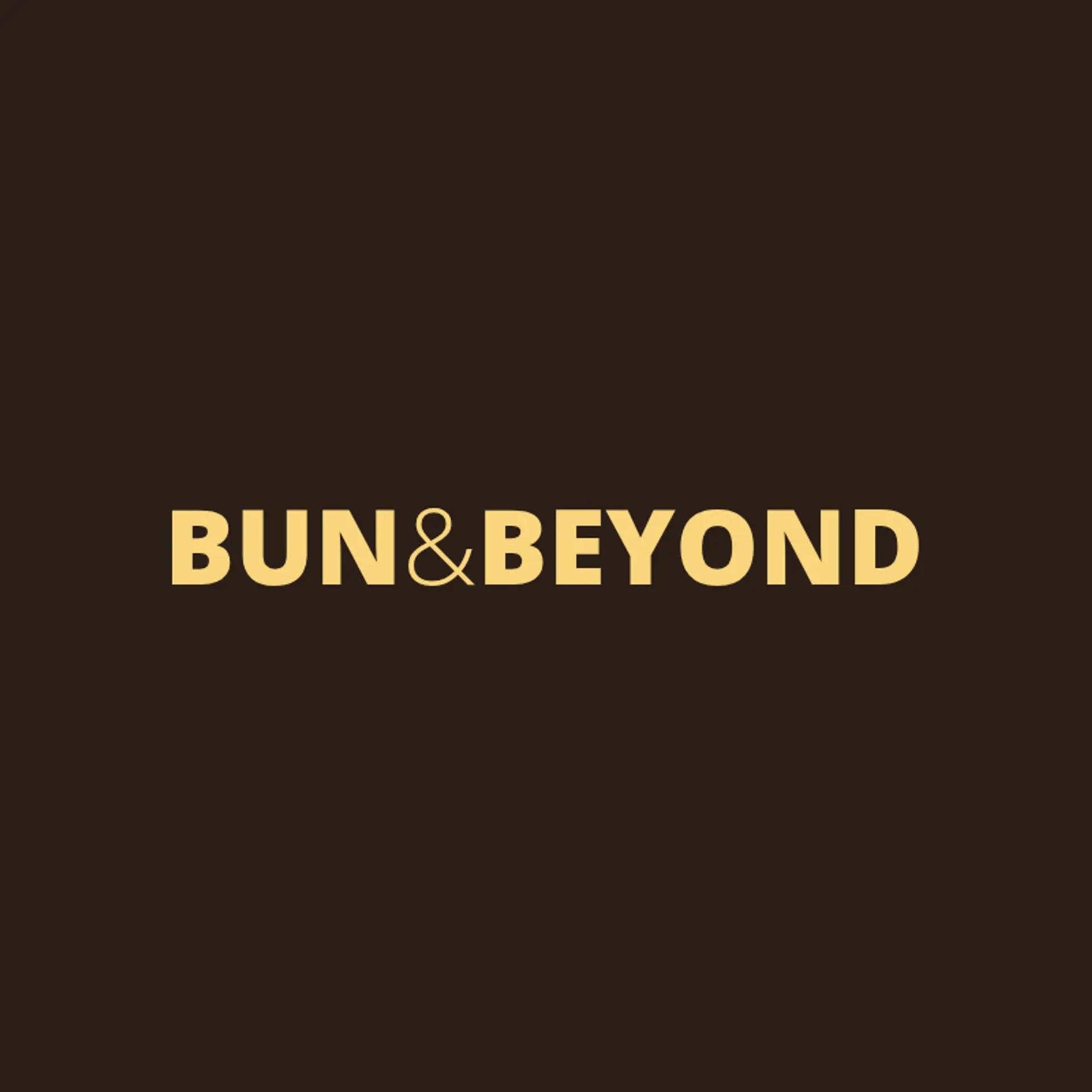 Bun & Beyond logo for burger restaurant