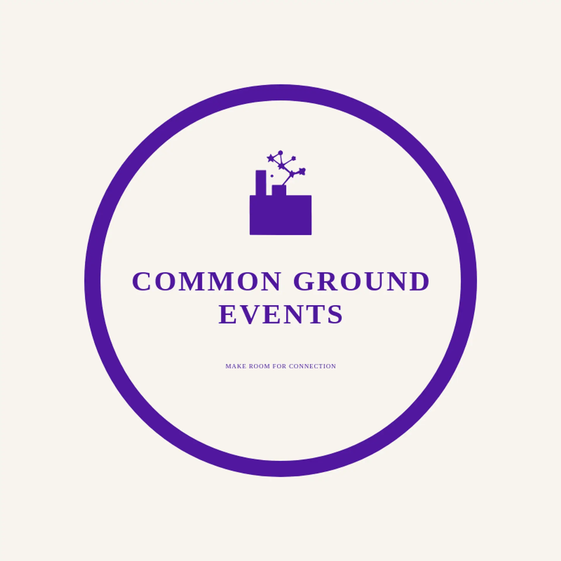 Common Ground Events logo for production