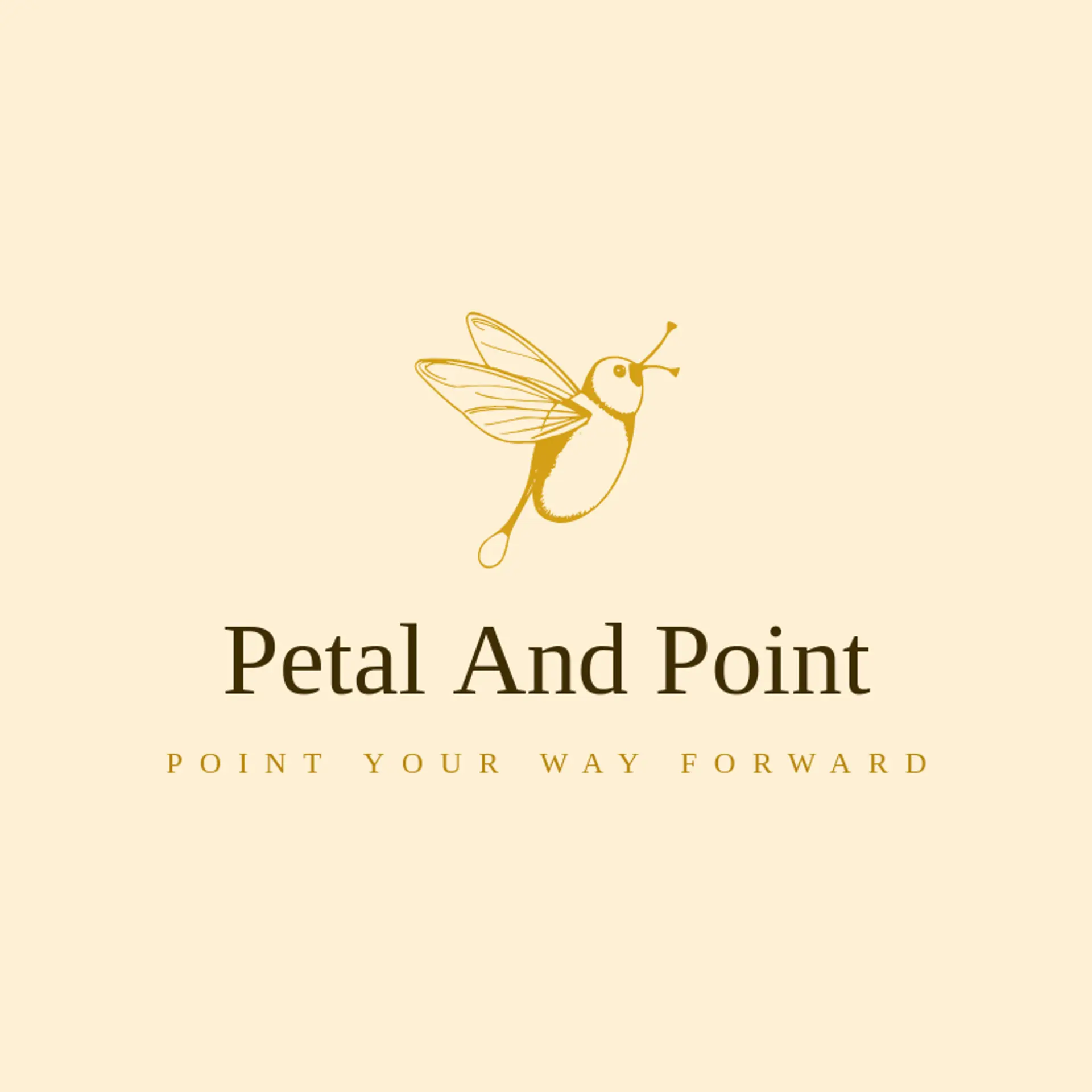 Petal and Point logo for sting