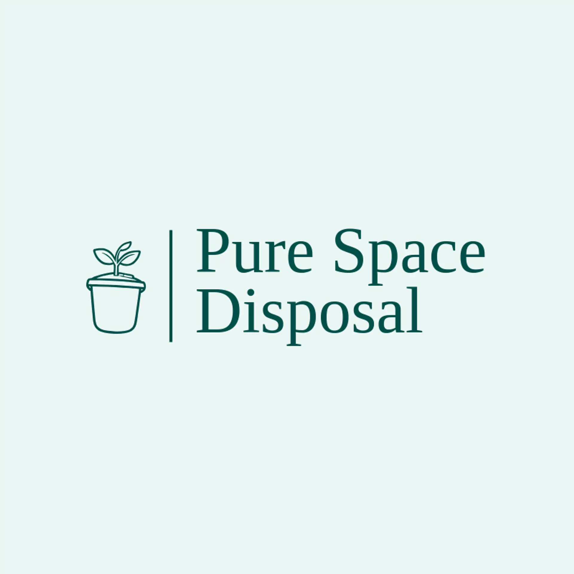 Pure Space Disposal logo for dumpster