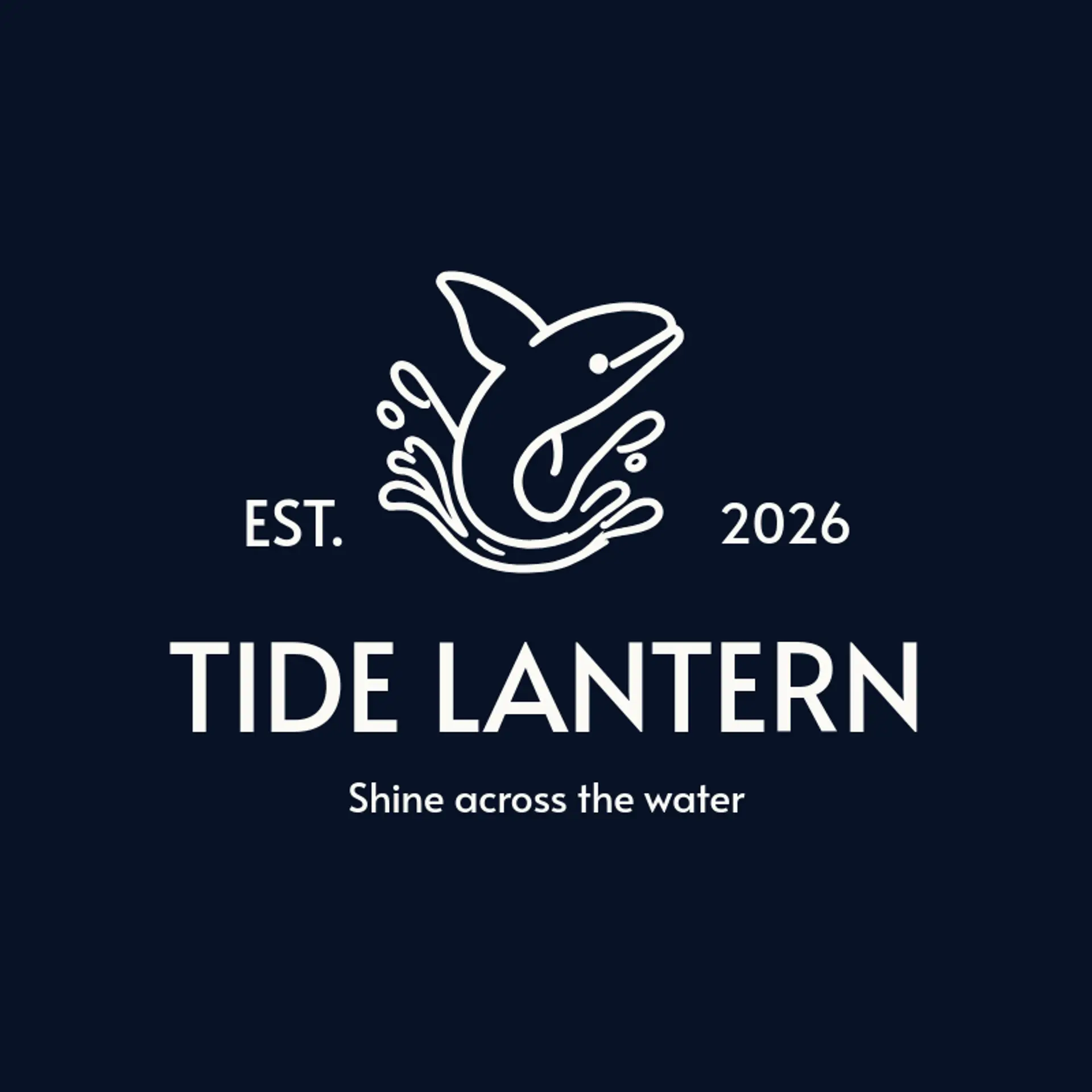 Tide Lantern logo for dolphin