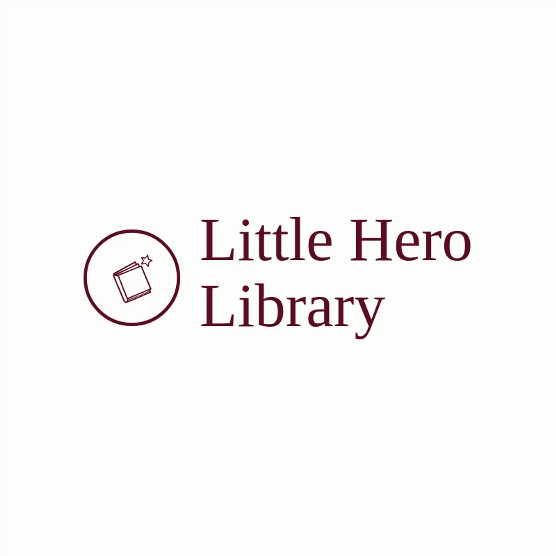 Little Hero Library logo for comic