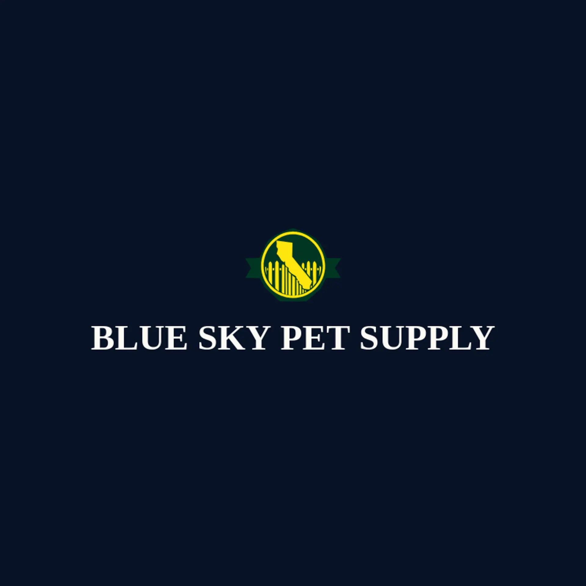 Blue Sky Pet Supply logo for california
