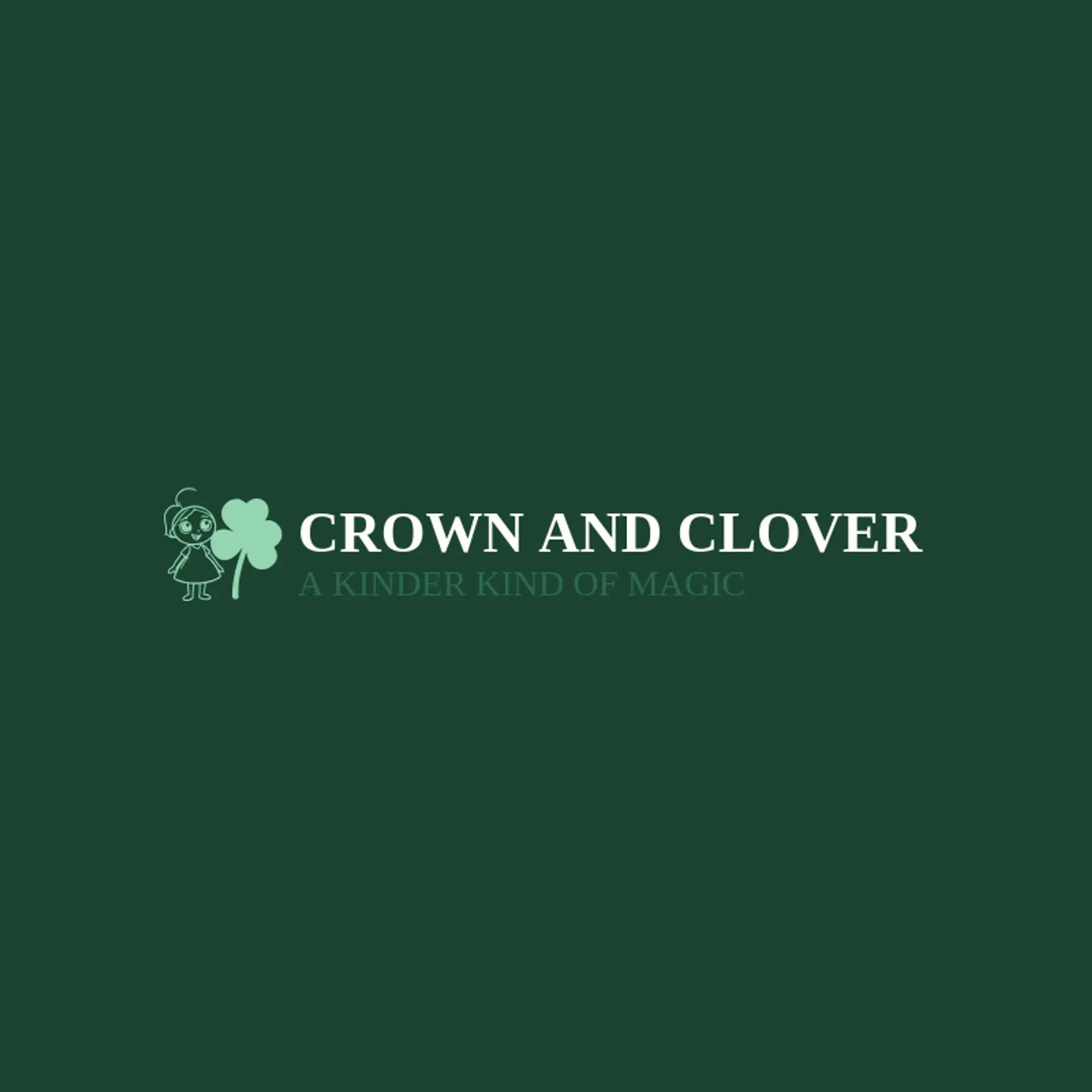 Crown and Clover logo for princess