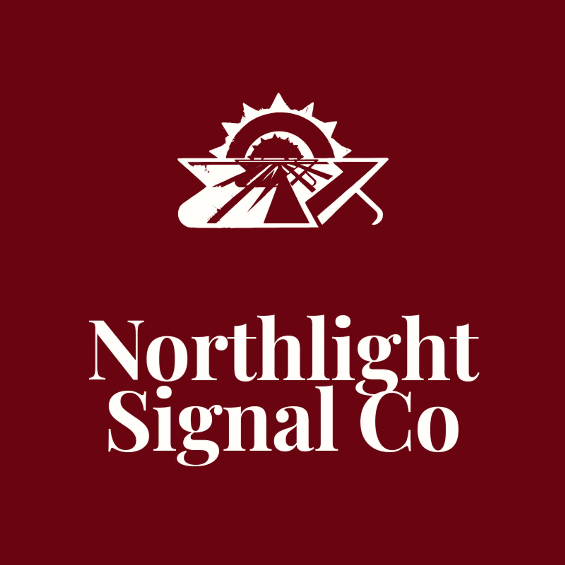 Northlight Signal Co logo for negative space