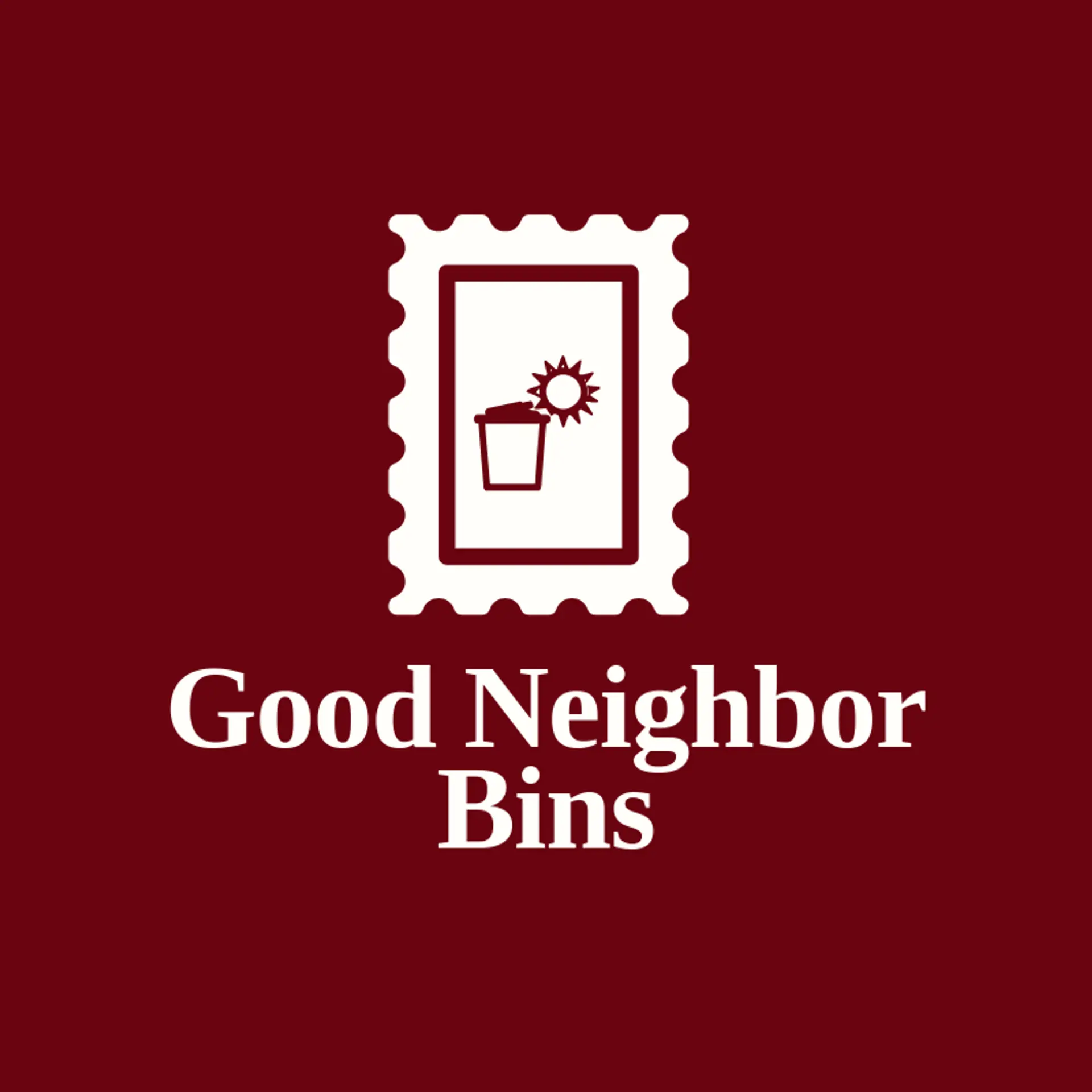 Good Neighbor Bins logo for dumpster