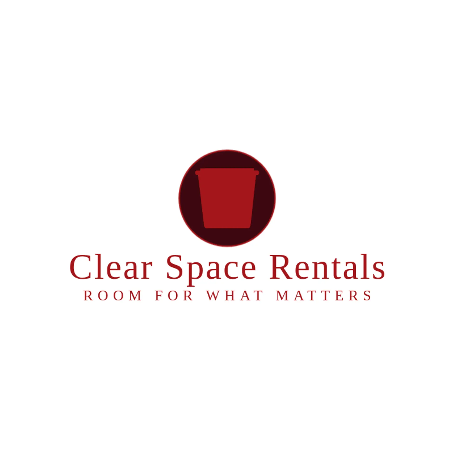 Clear Space Rentals logo for dumpster