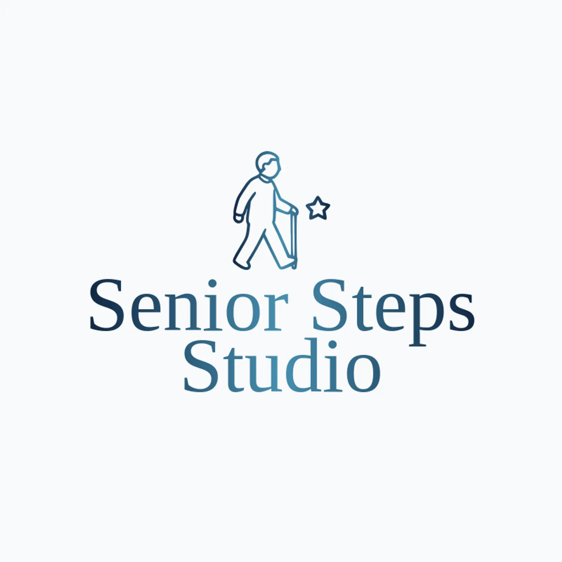 Senior Steps Studio logo for senior