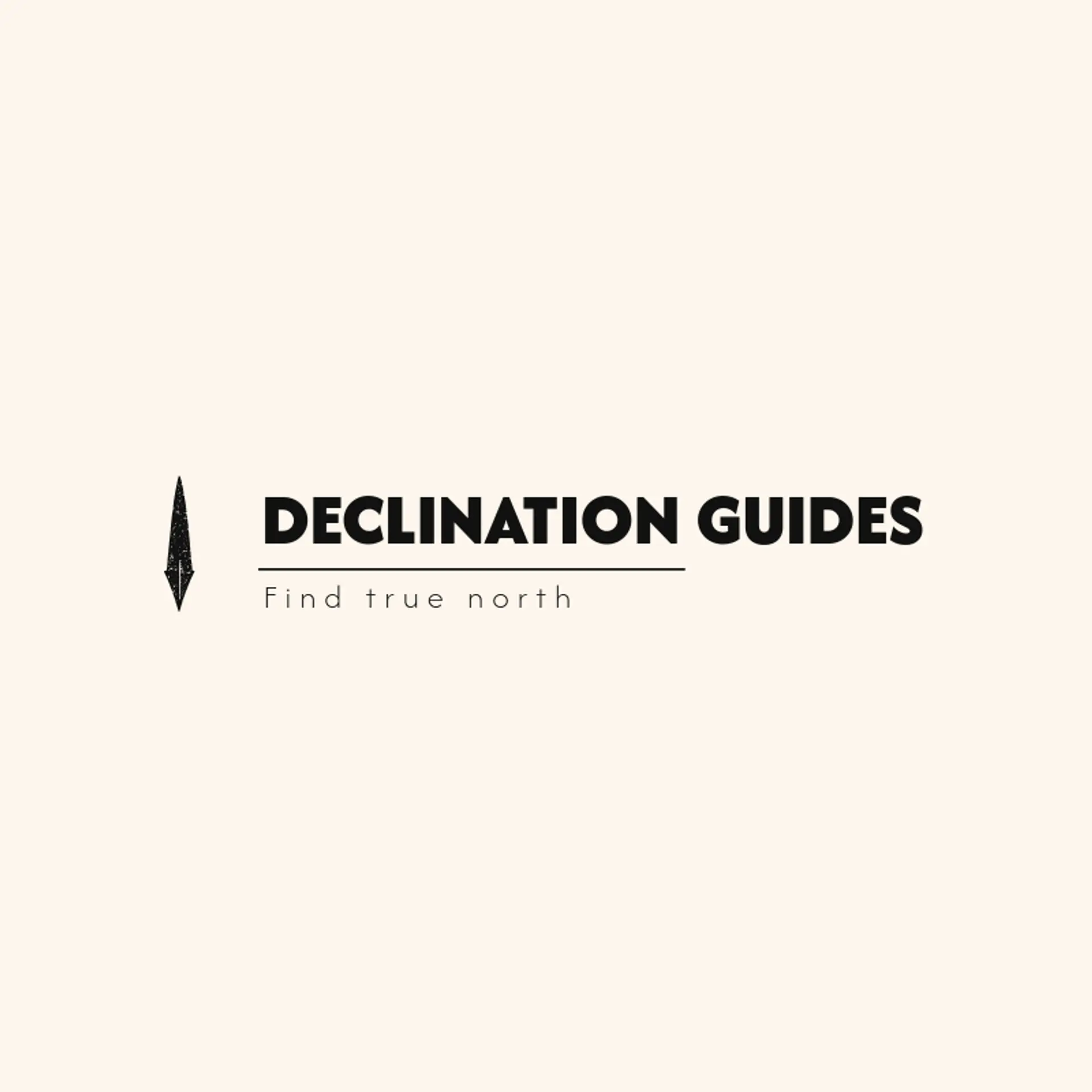 Declination Guides logo for compass