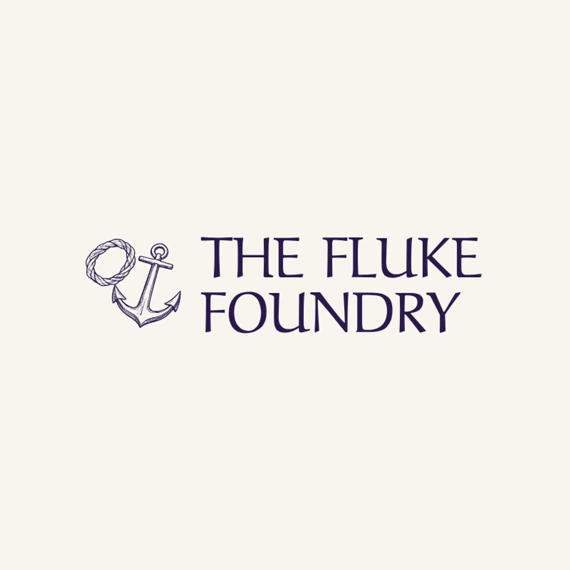 The Fluke Foundry logo for anchor