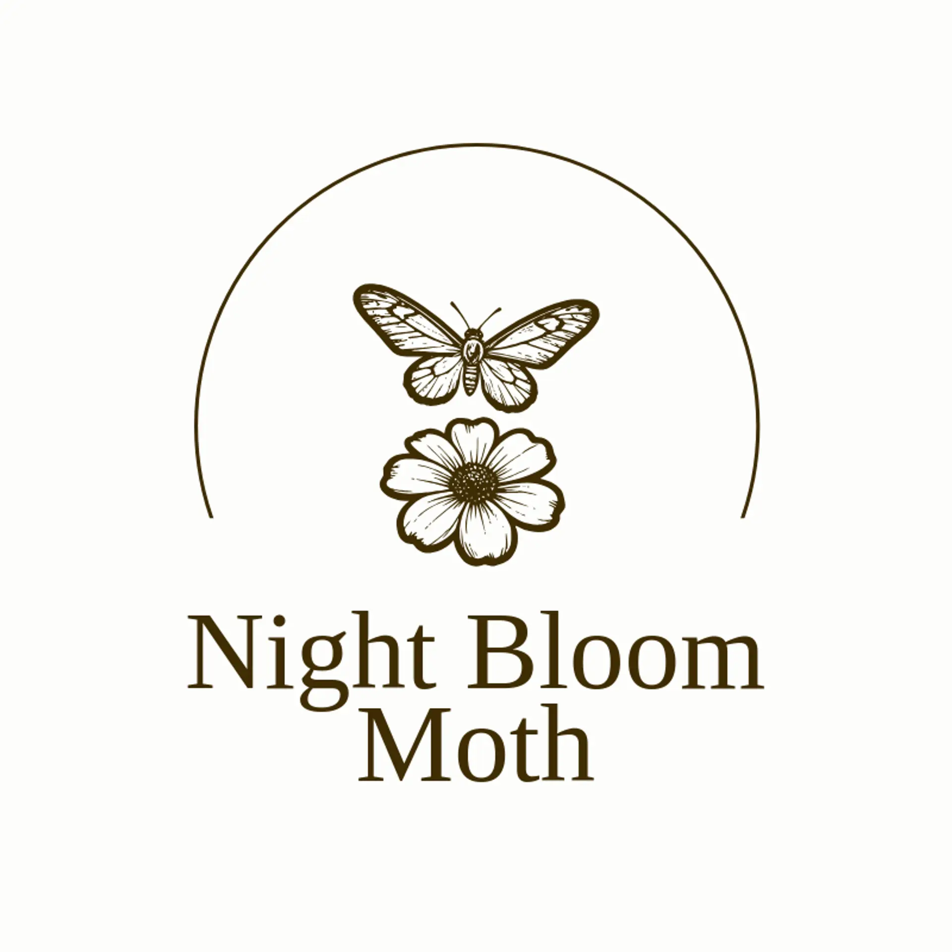 Night Bloom Moth logo for moth