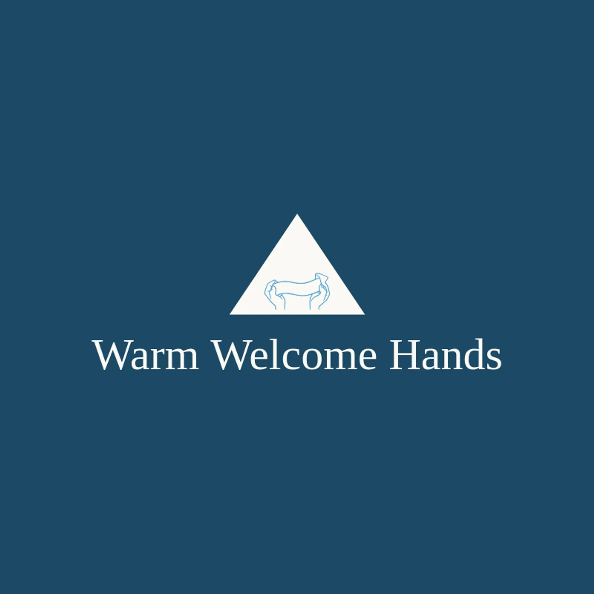 Warm Welcome Hands logo for hands