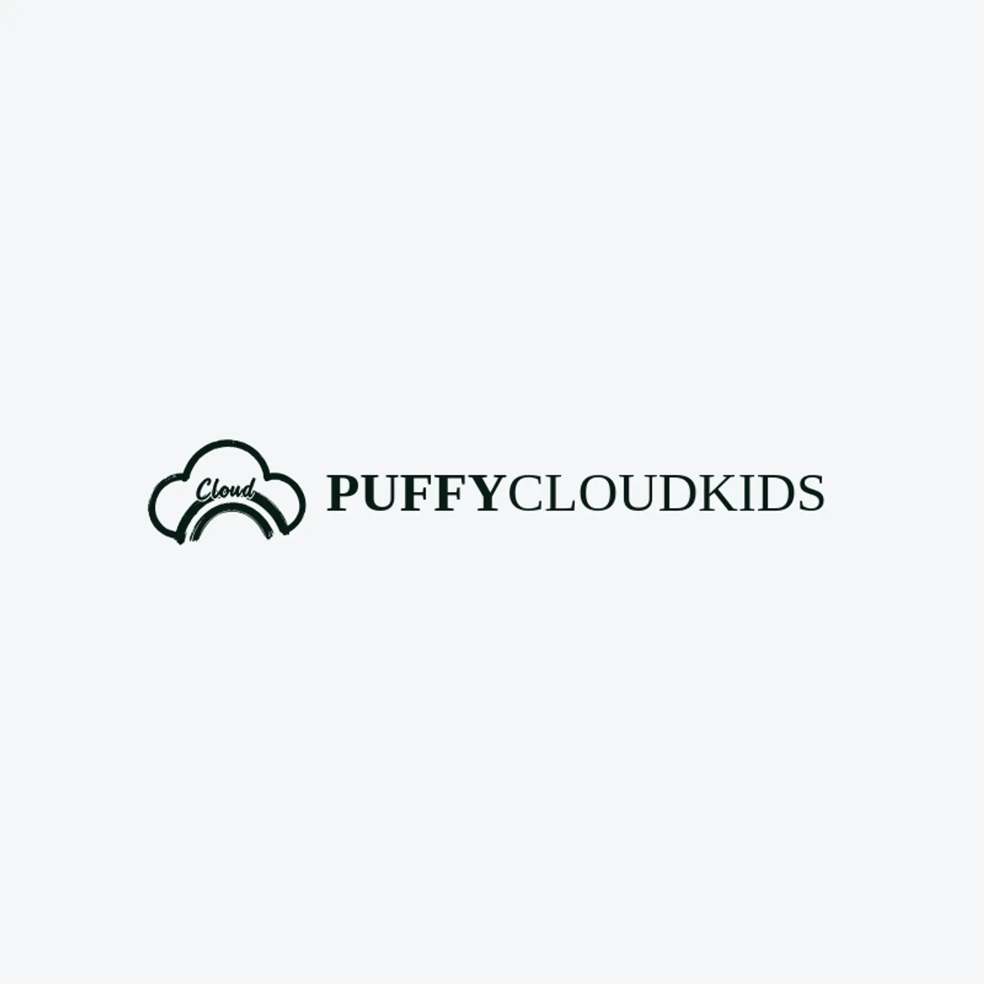 Puffy Cloud Kids logo for baby