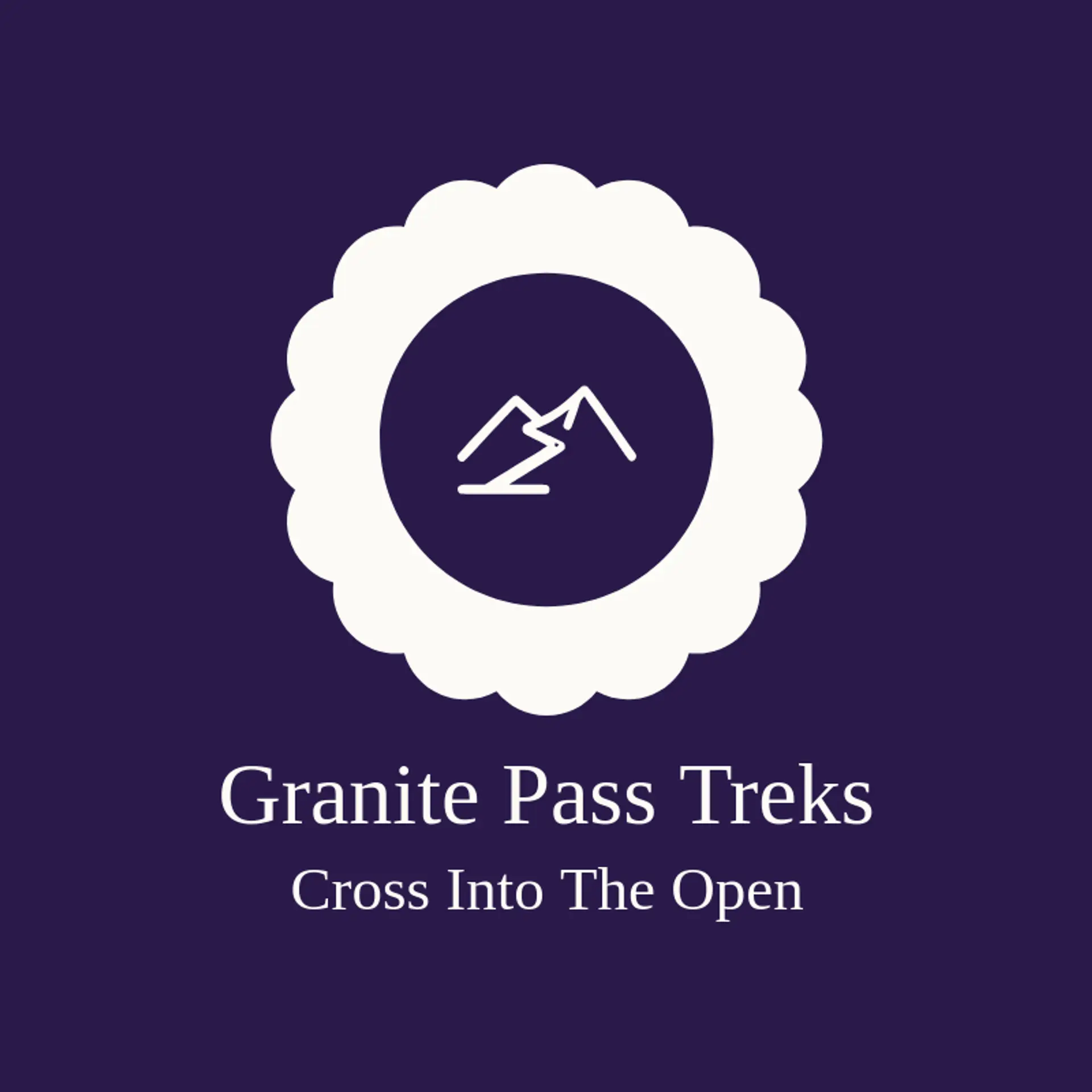 Granite Pass Treks logo for trail