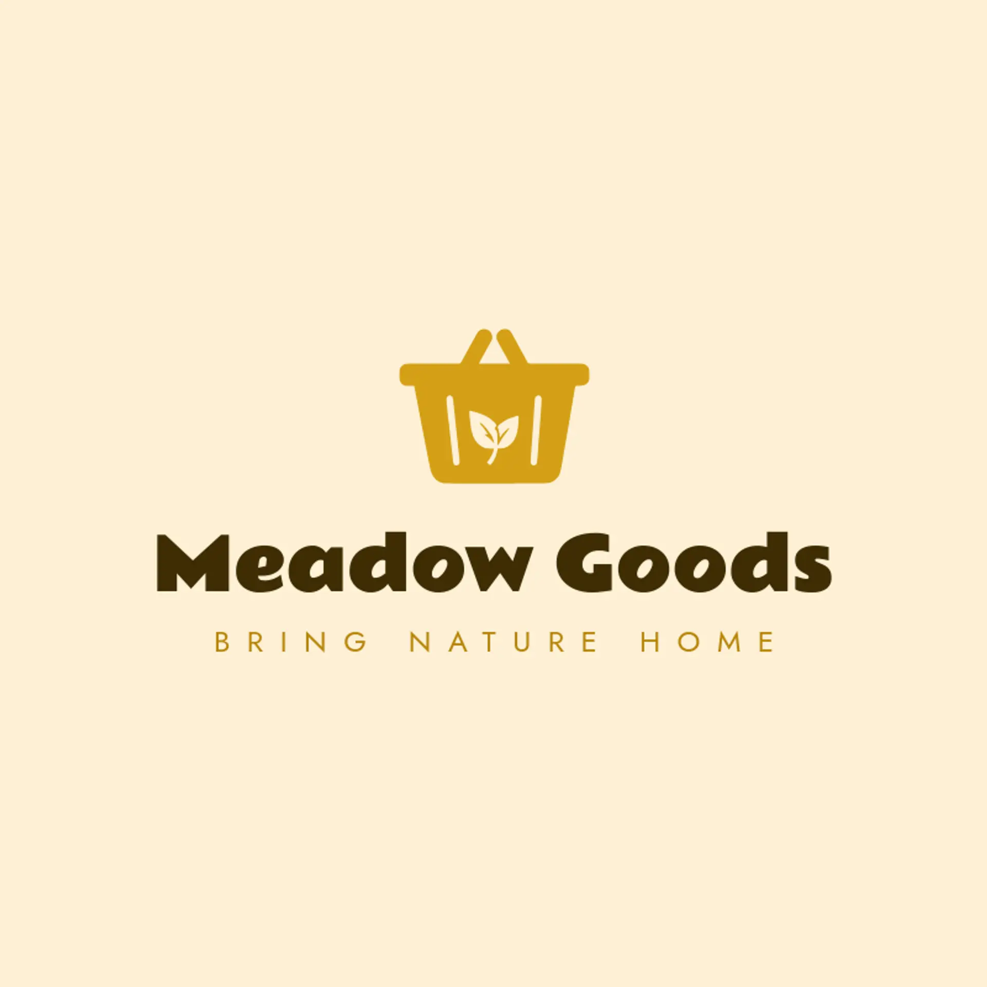 Meadow Goods logo for shopping