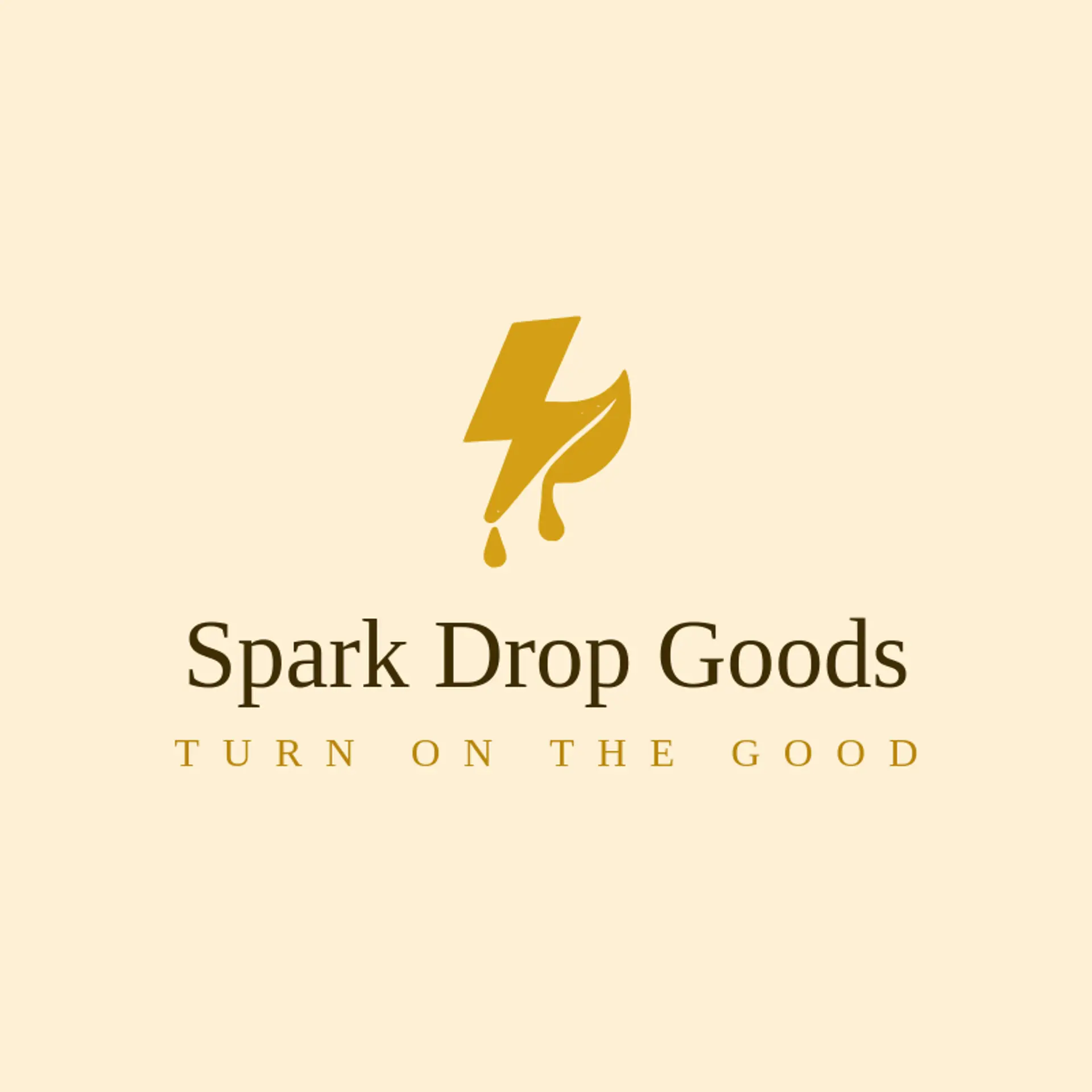 Spark Drop Goods logo for drip