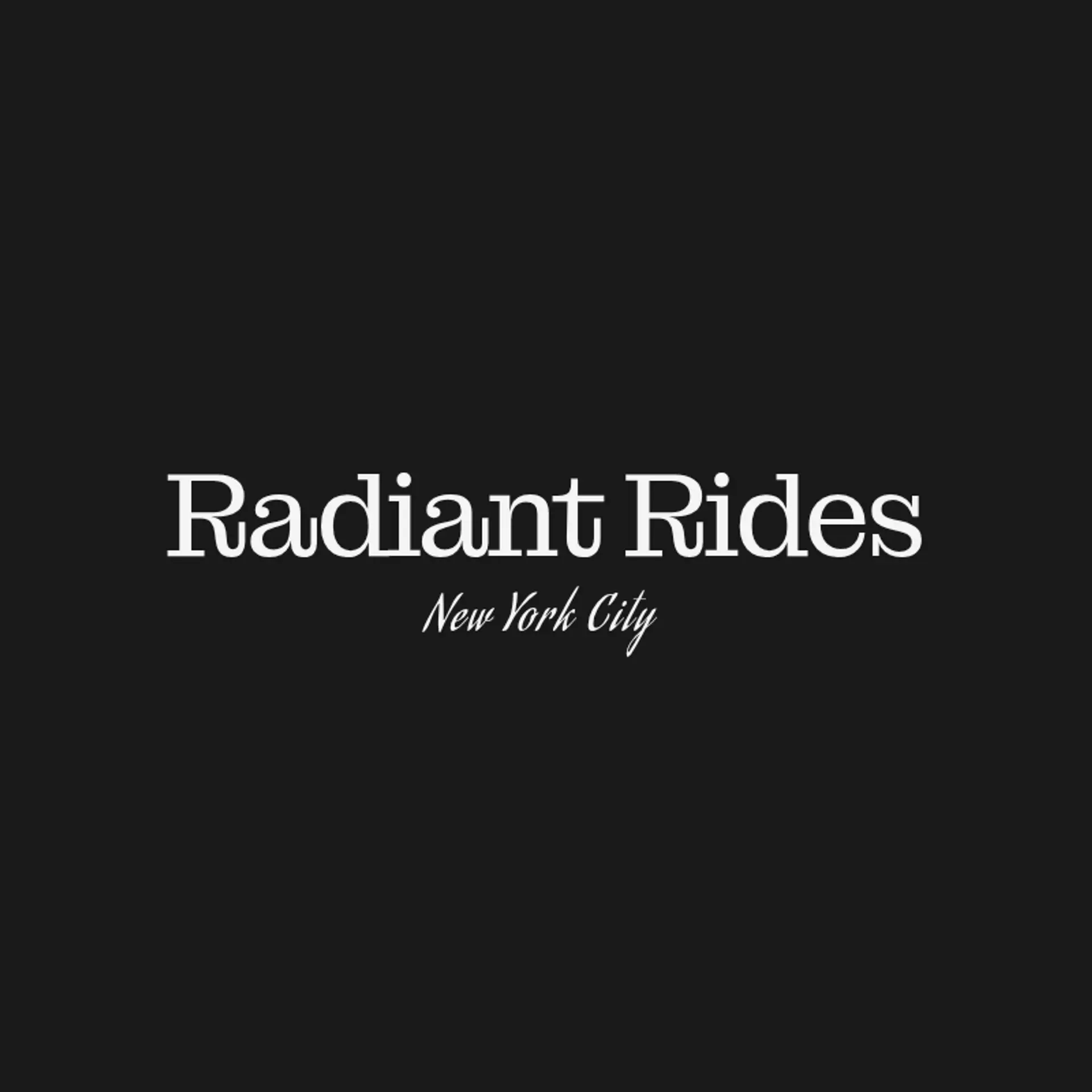Radiant Rides logo for auto spa