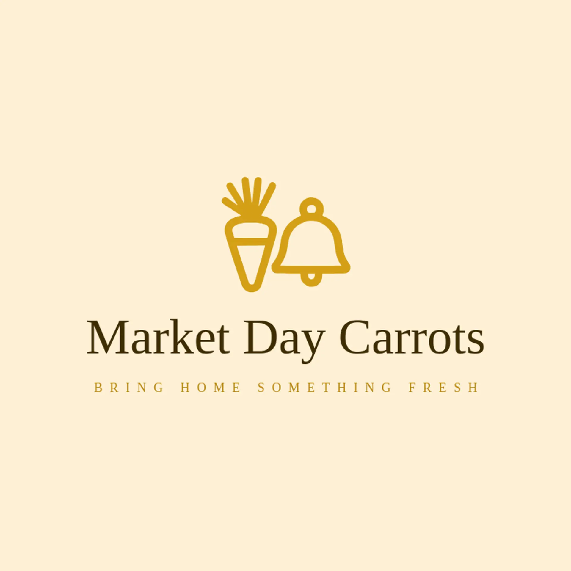 Market Day Carrots logo for carrot