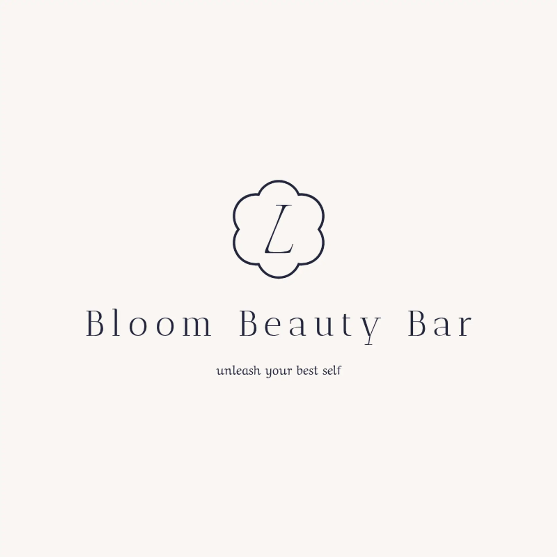 Luxe Glamor Studio logo for hair and nail salon