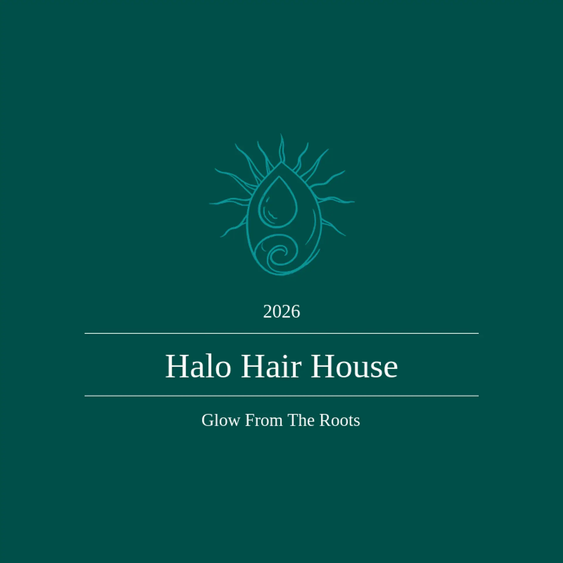 Halo Hair House logo for hair