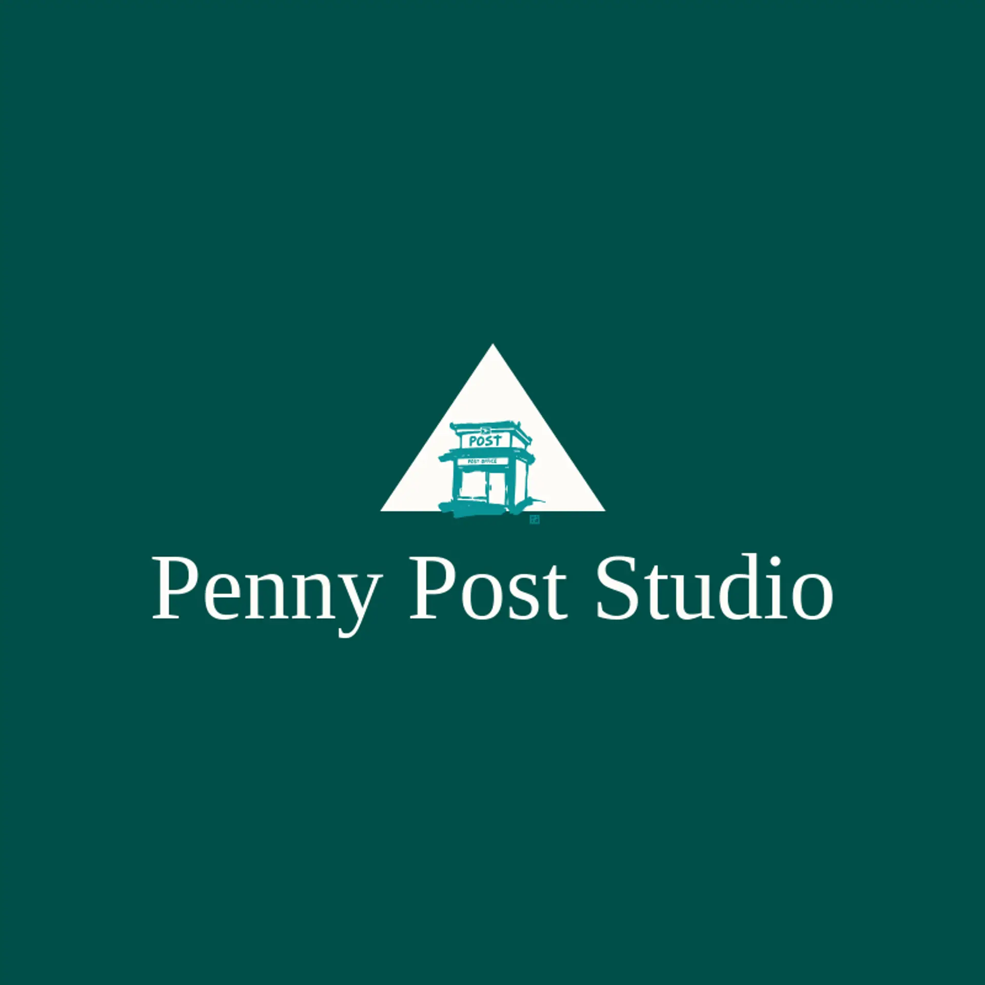 Penny Post Studio logo for post office