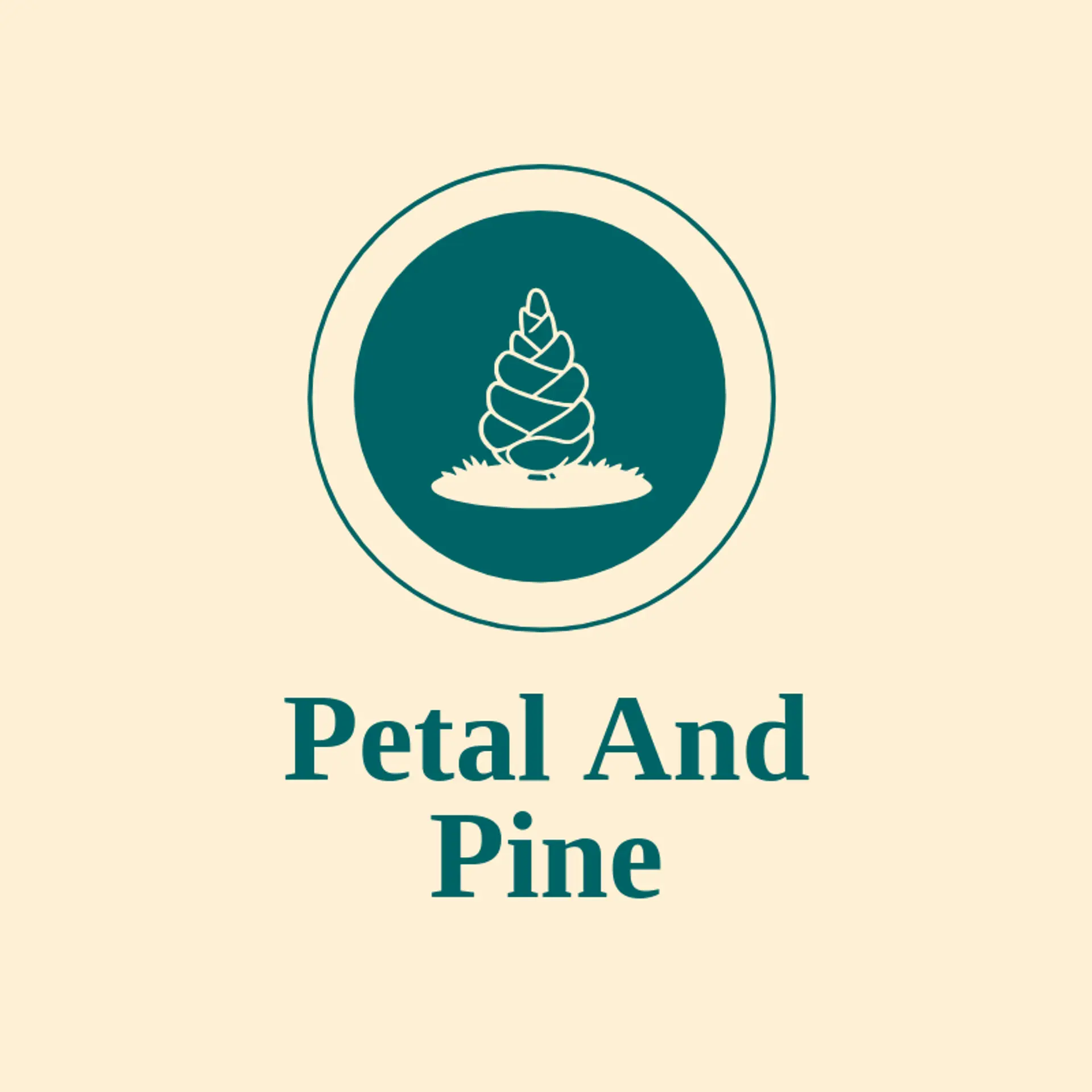 Petal and Pine logo for yard