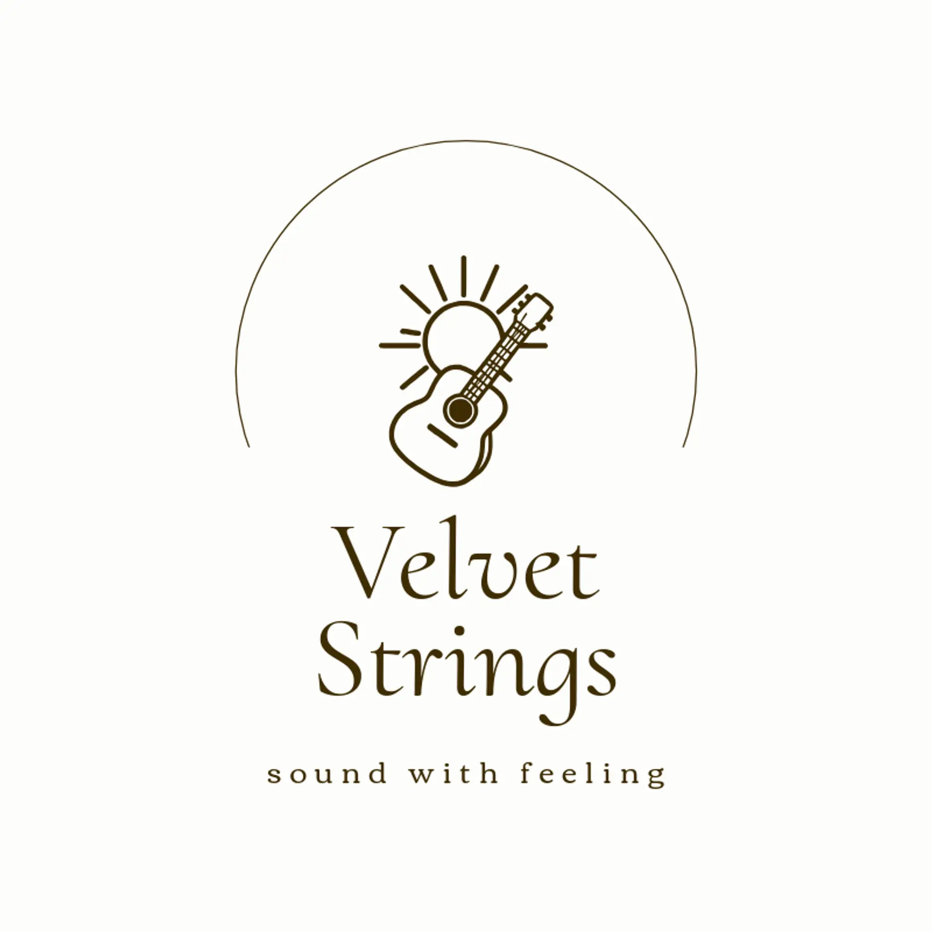 Velvet Strings logo for guitar