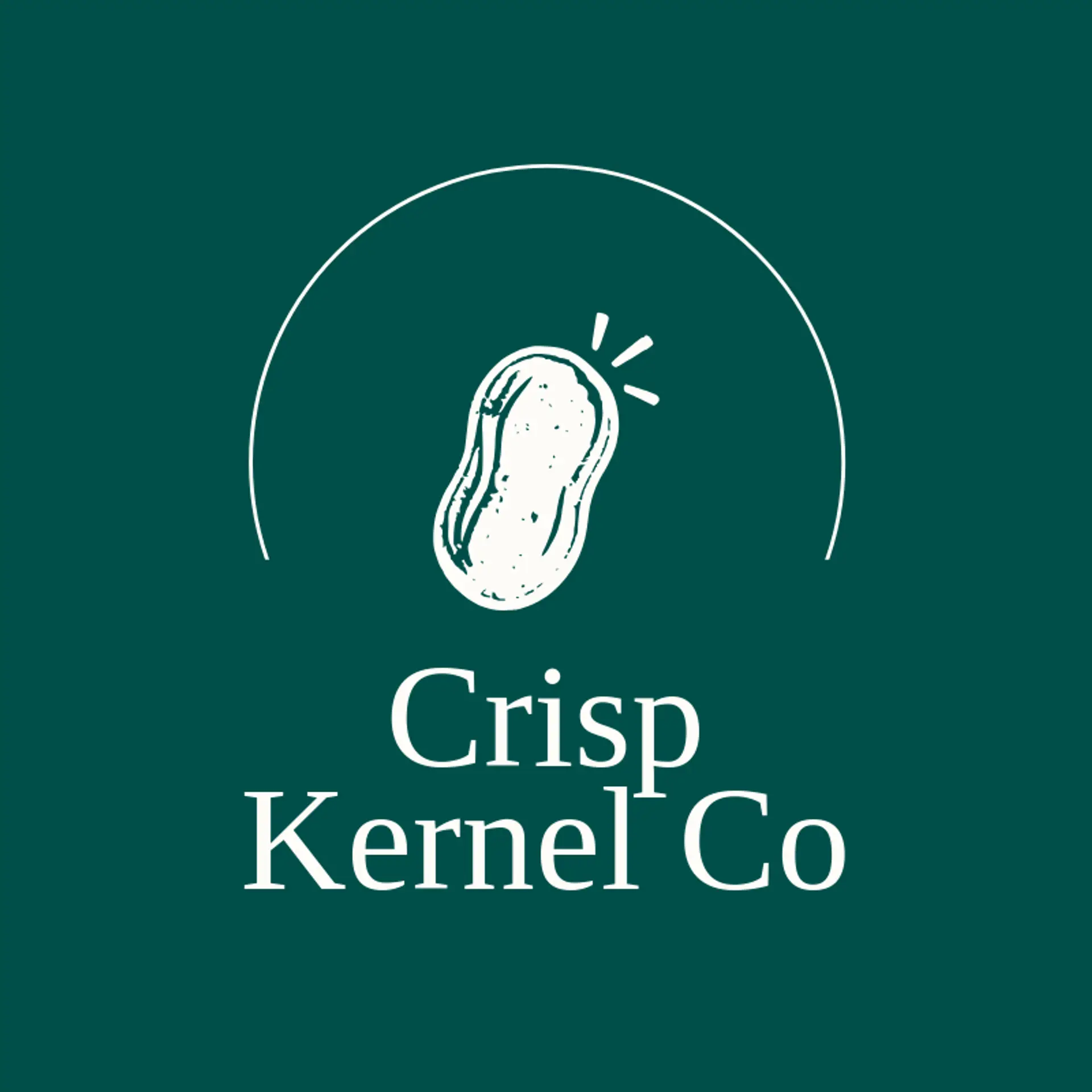 Crisp Kernel Co logo for peanut