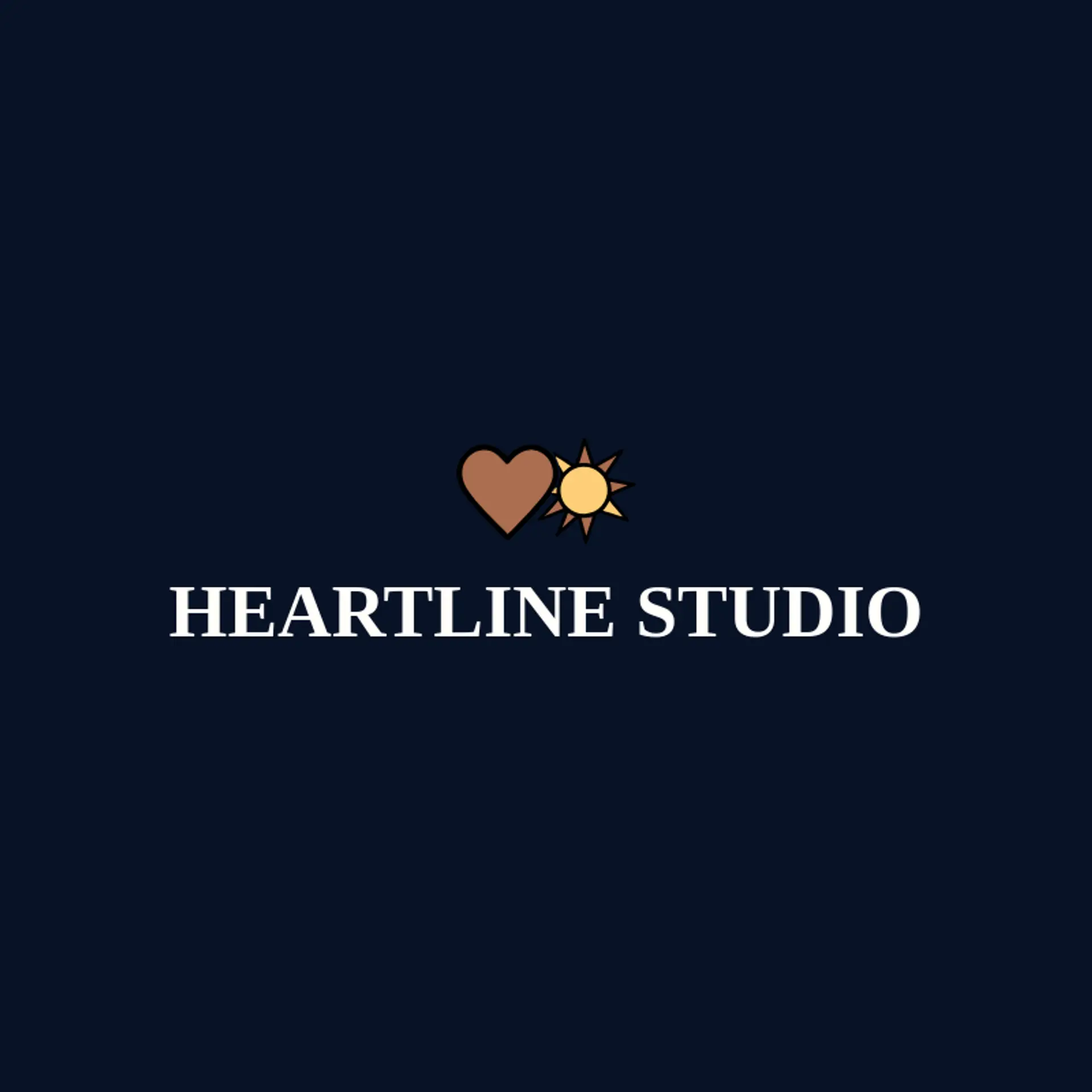 Heartline Studio logo for lover
