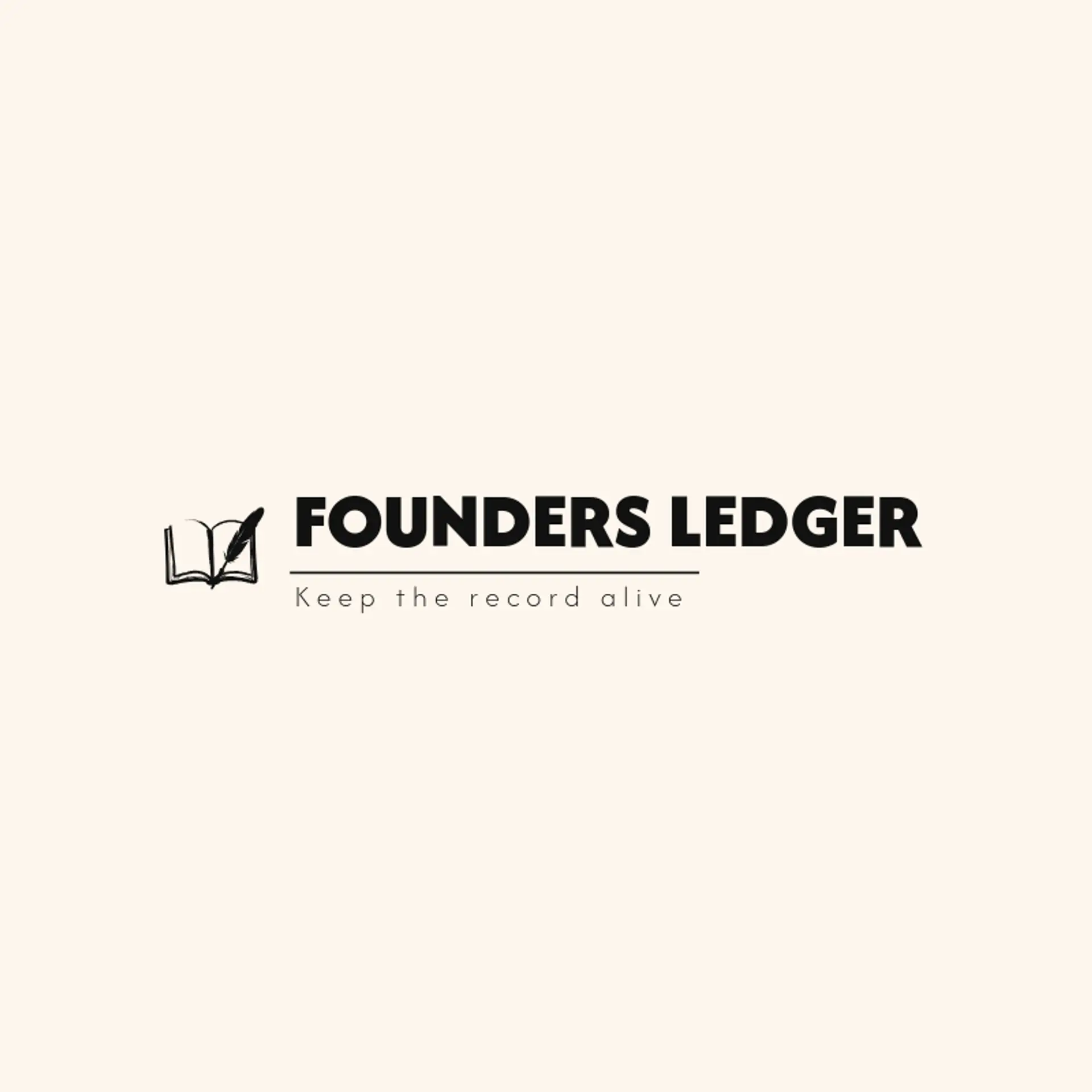 Founders Ledger logo for history