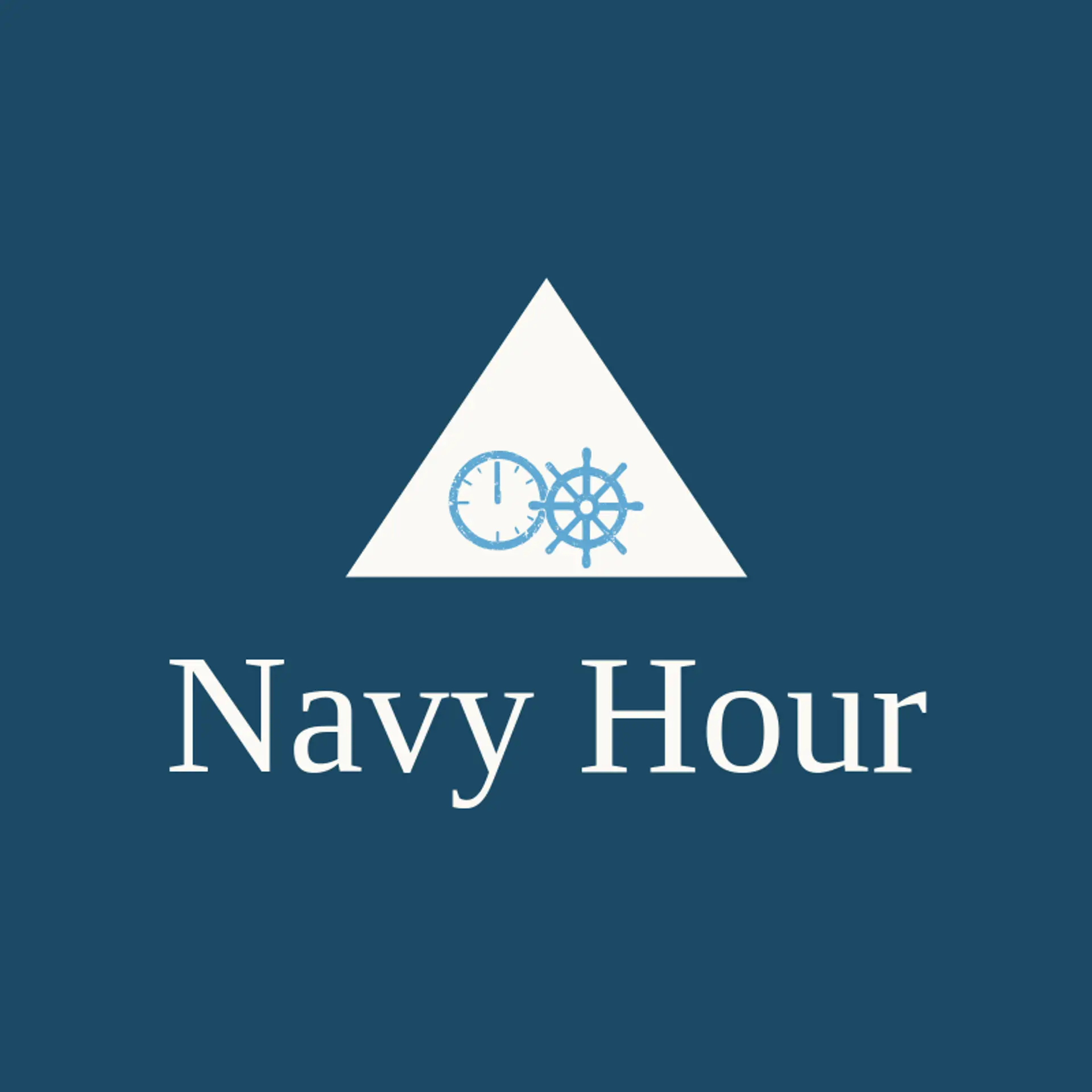 Navy Hour logo for clock