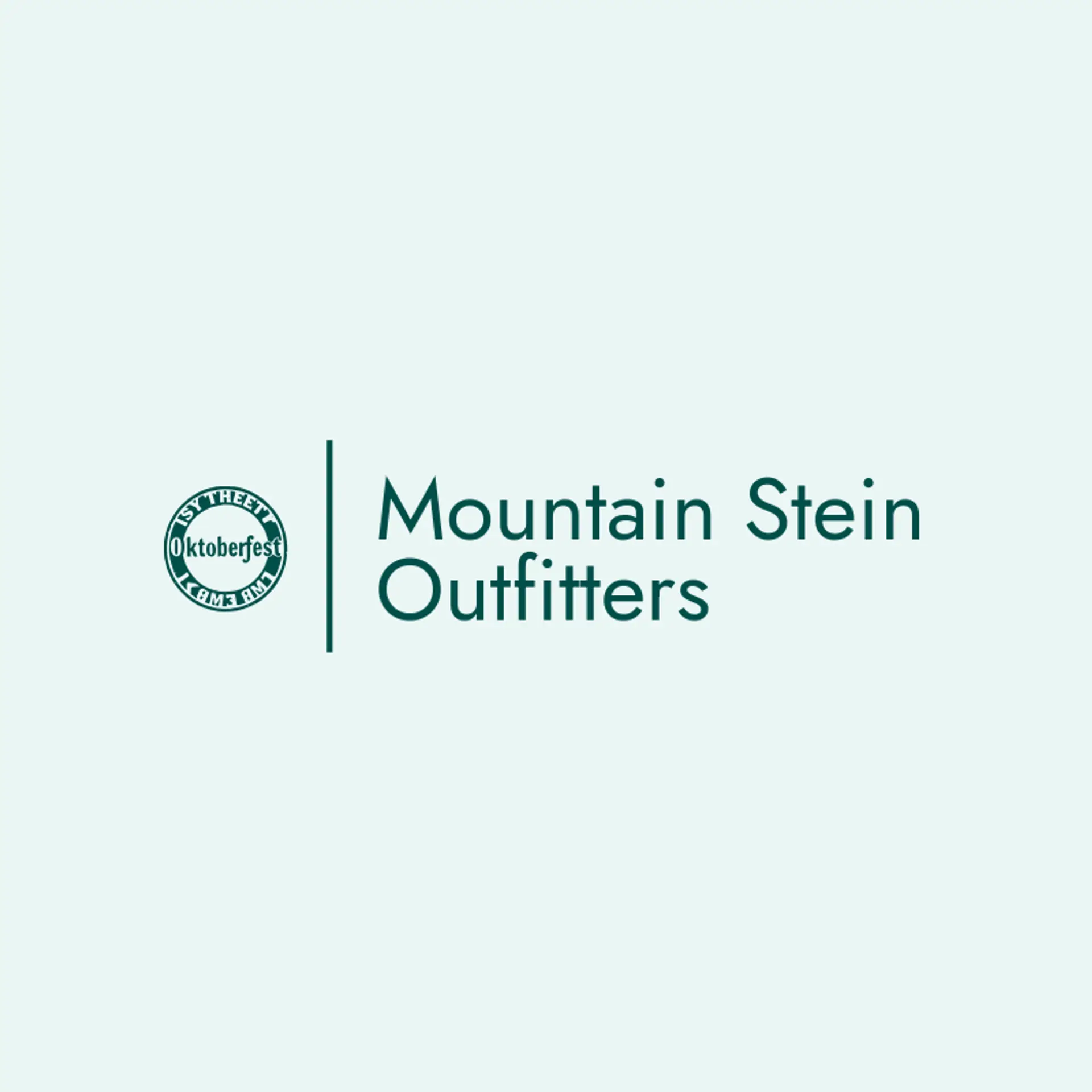 Mountain Stein Outfitters logo for oktoberfest