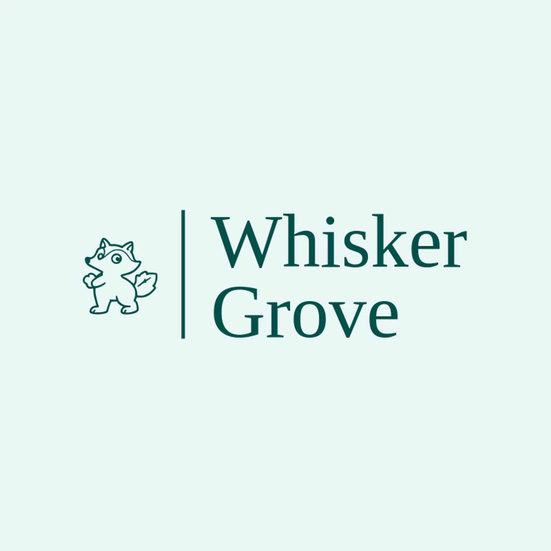 Whisker Grove logo for raccoon