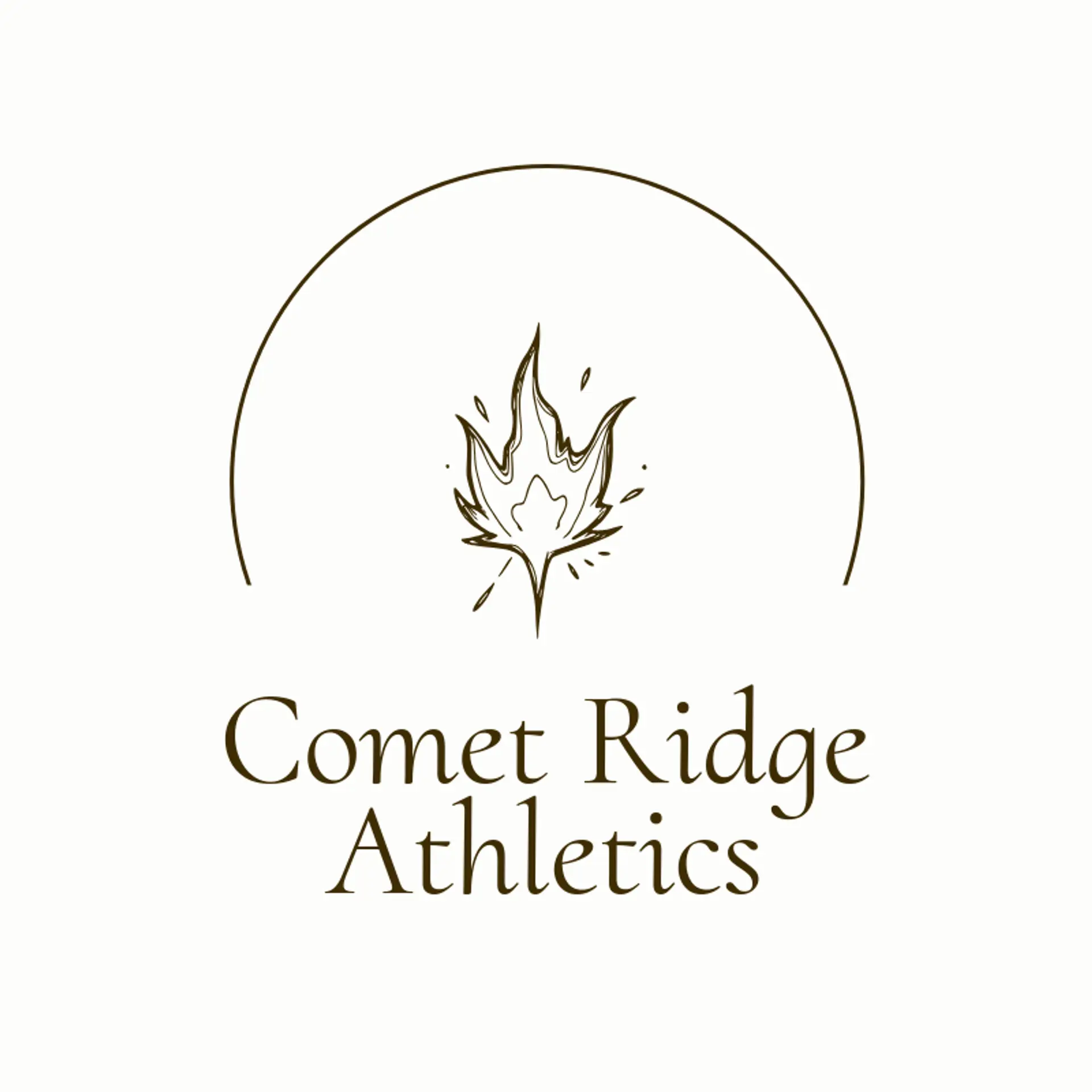 Comet Ridge Athletics logo for comet