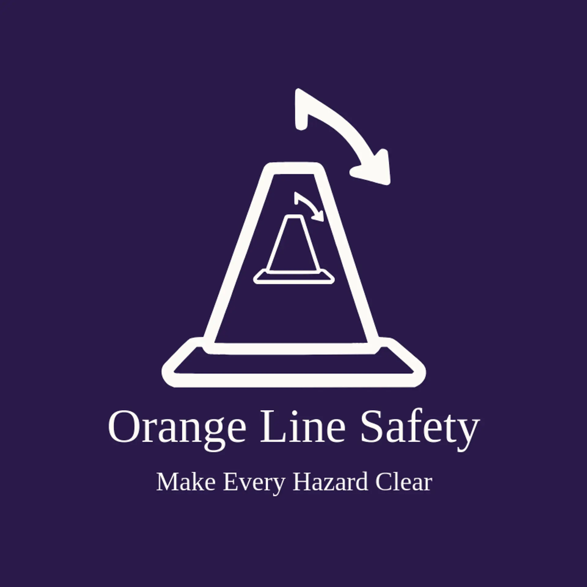Orange Line Safety logo for safety