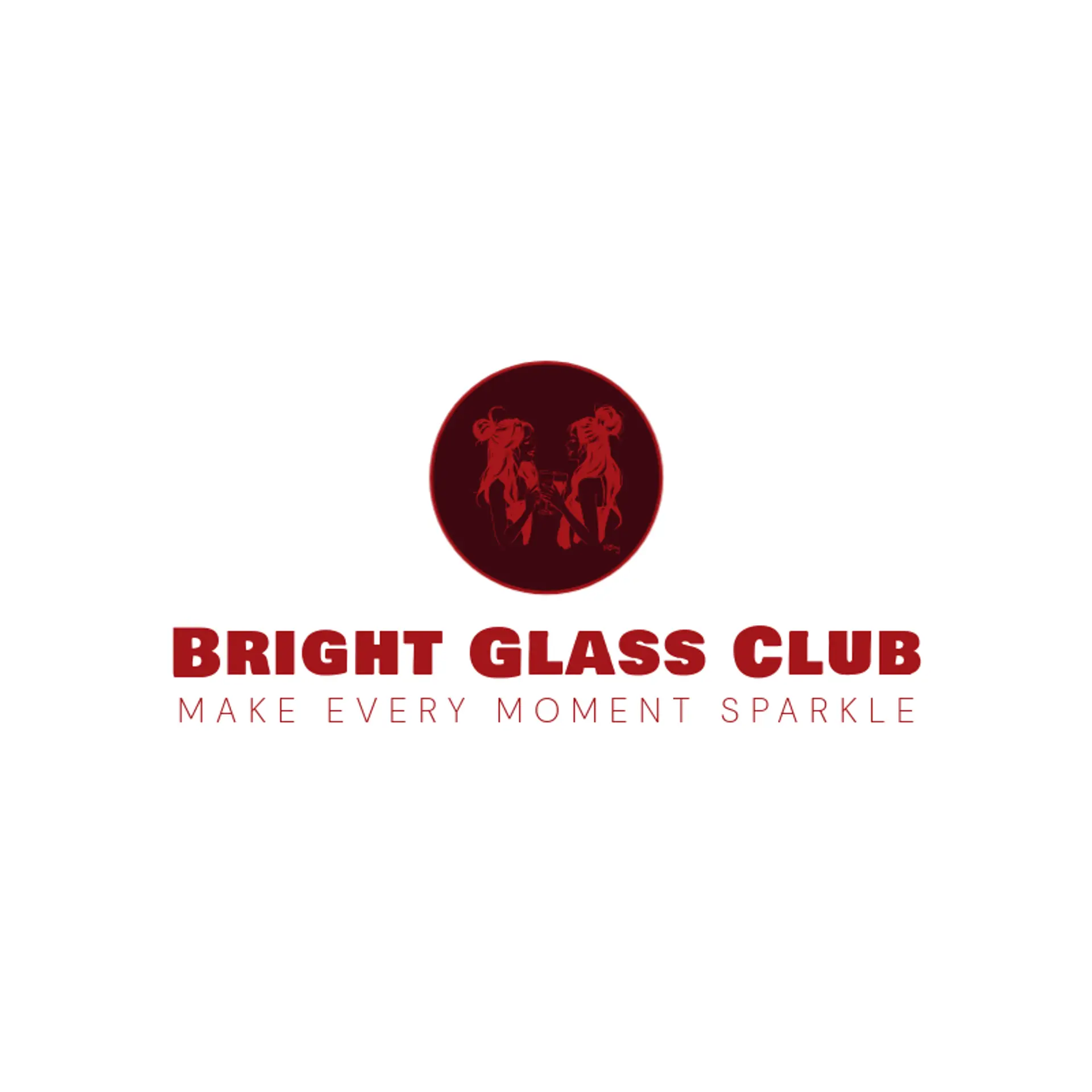 Bright Glass Club logo for cheers