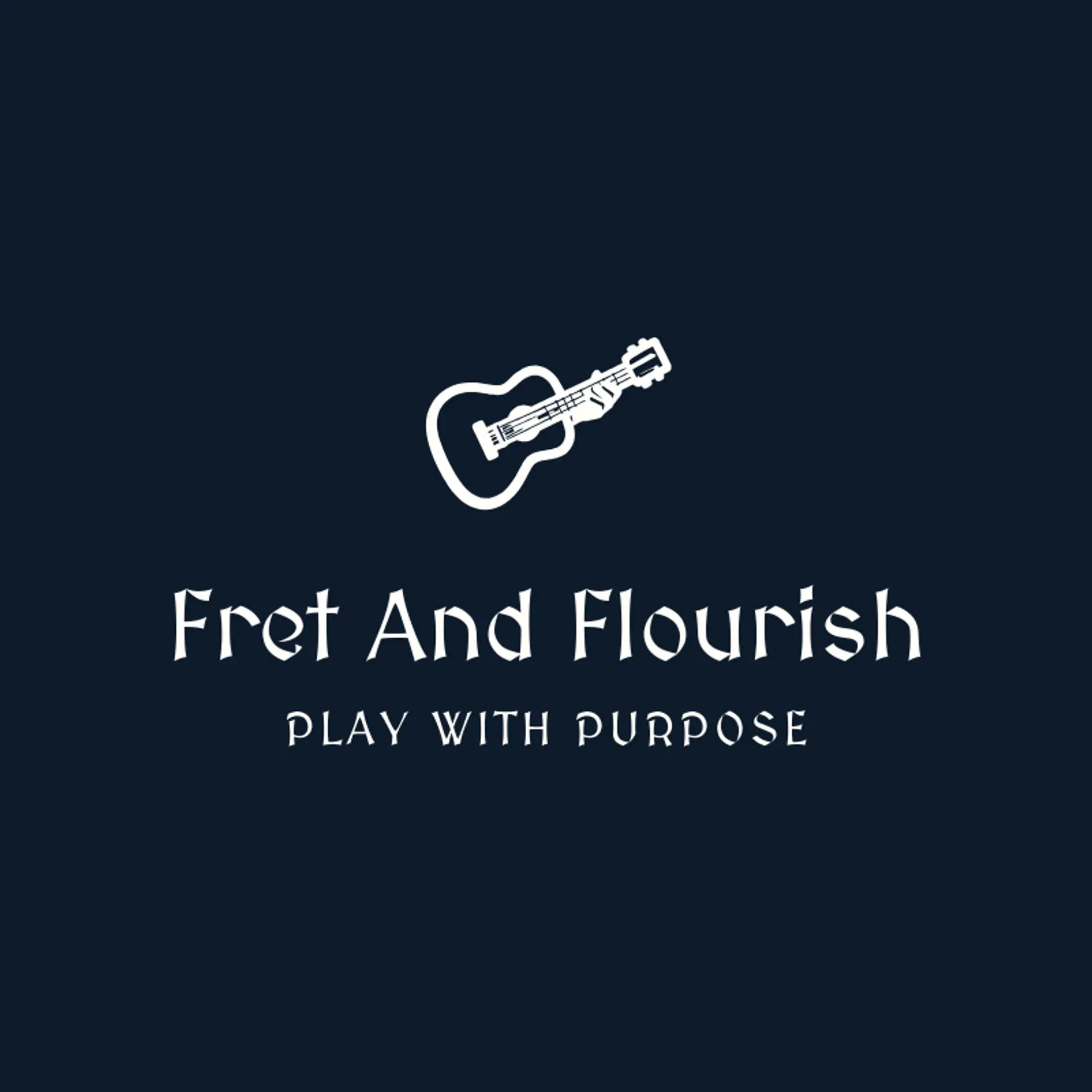Fret and Flourish logo for guitar
