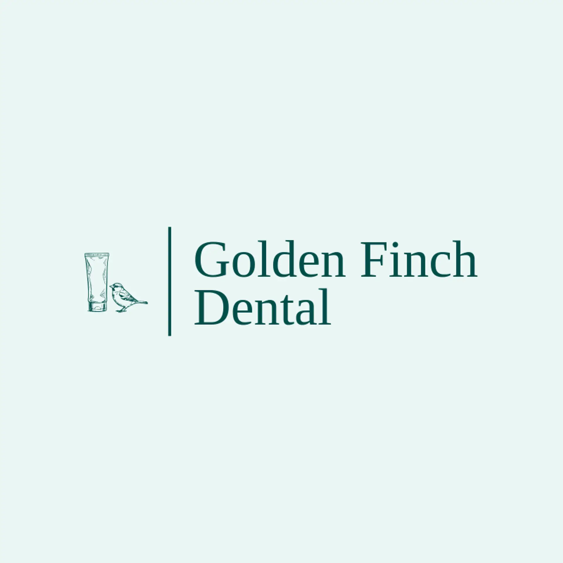 Golden Finch Dental logo for toothpaste