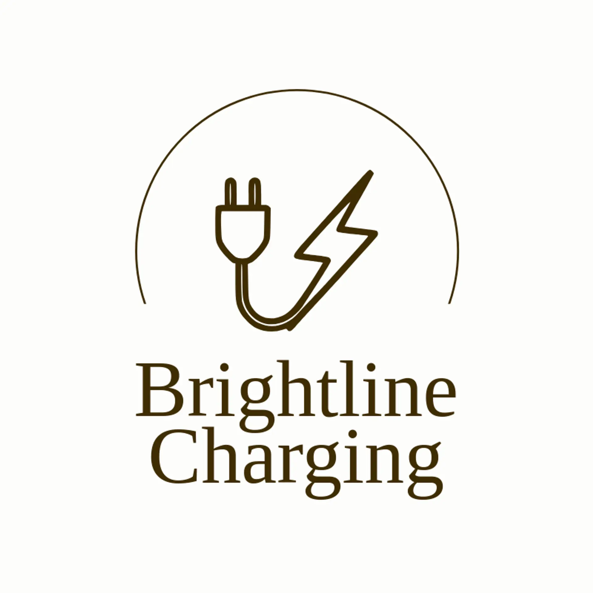 Brightline Charging logo for plug