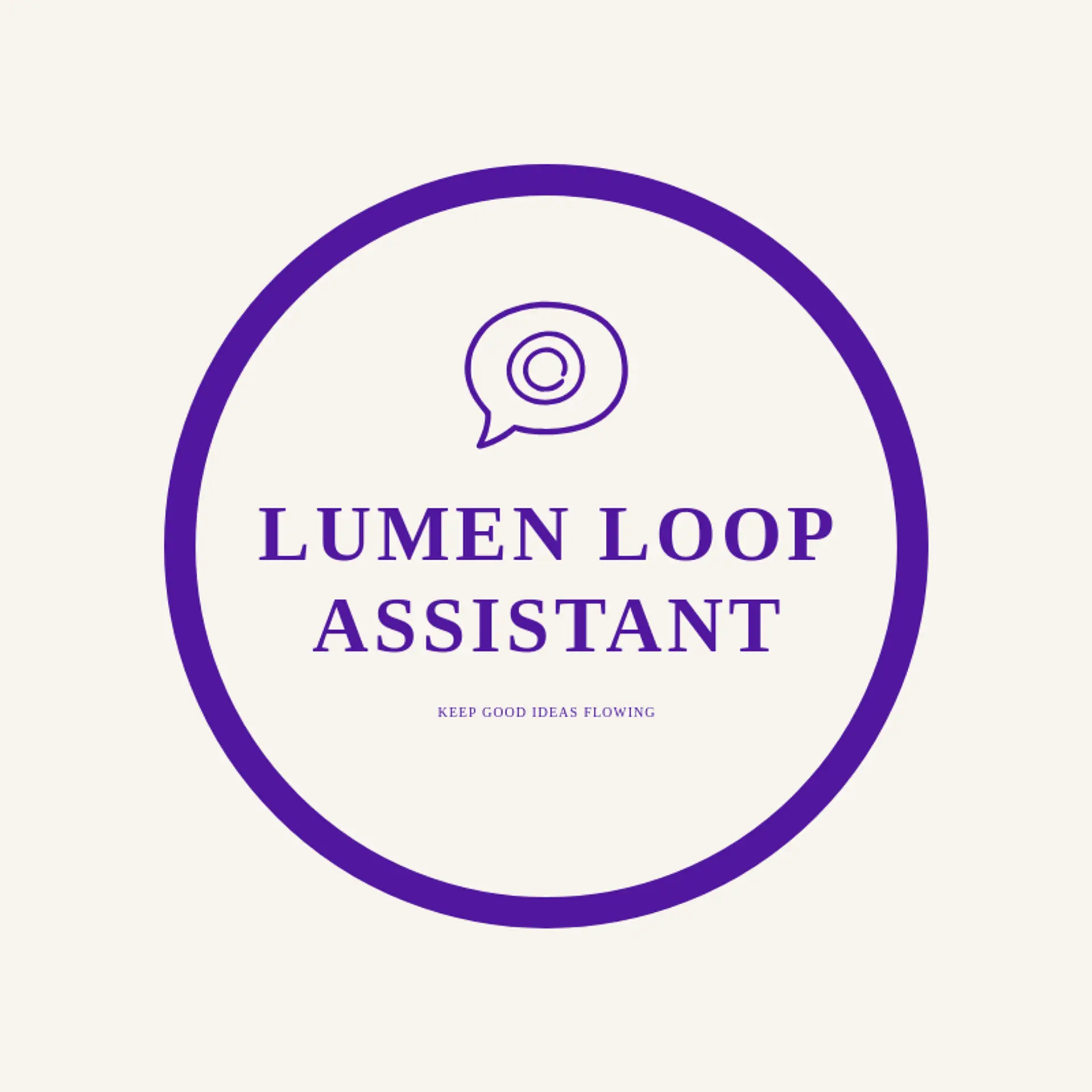 Lumen Loop Assistant logo for chatbot