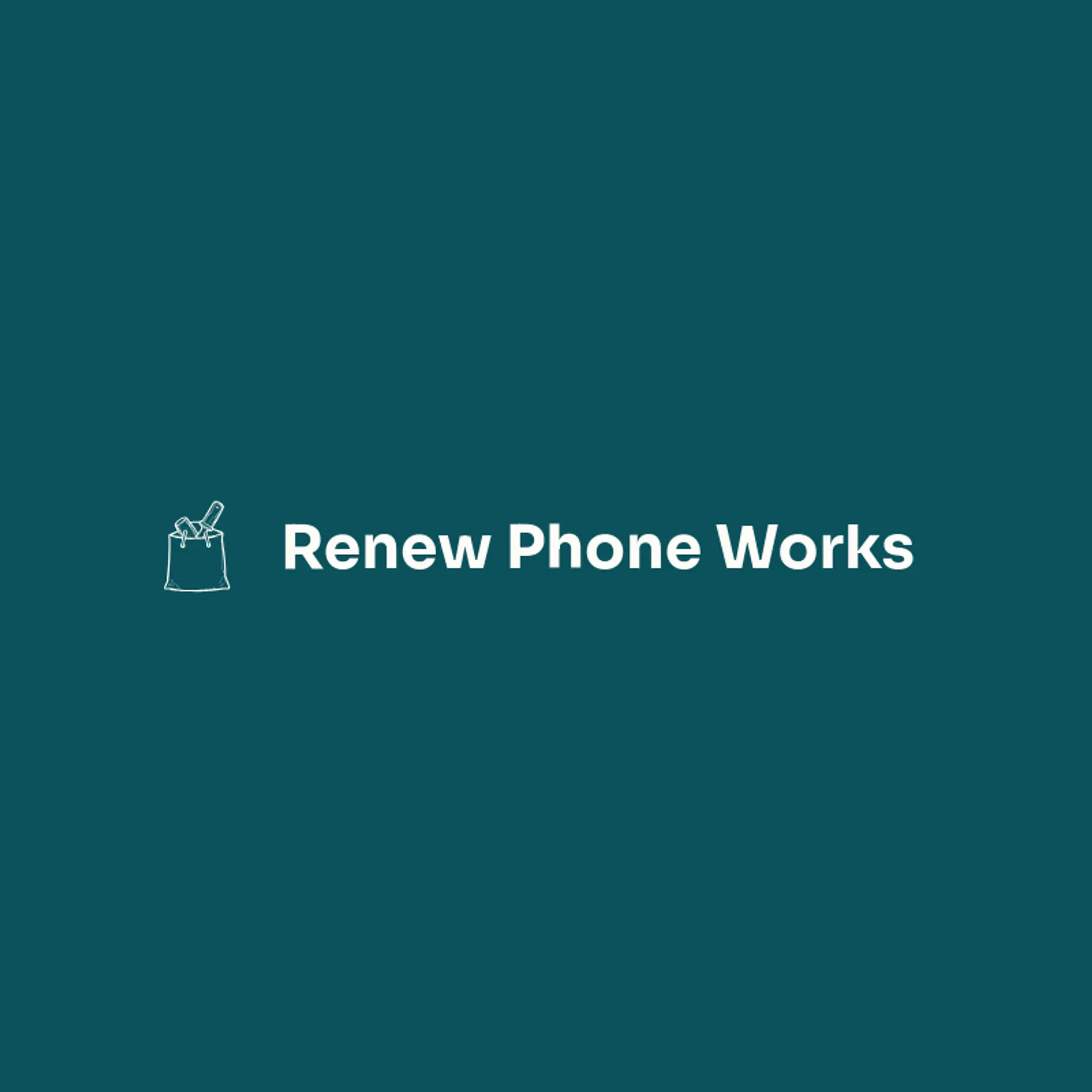 Renew Phone Works logo for mobile shop