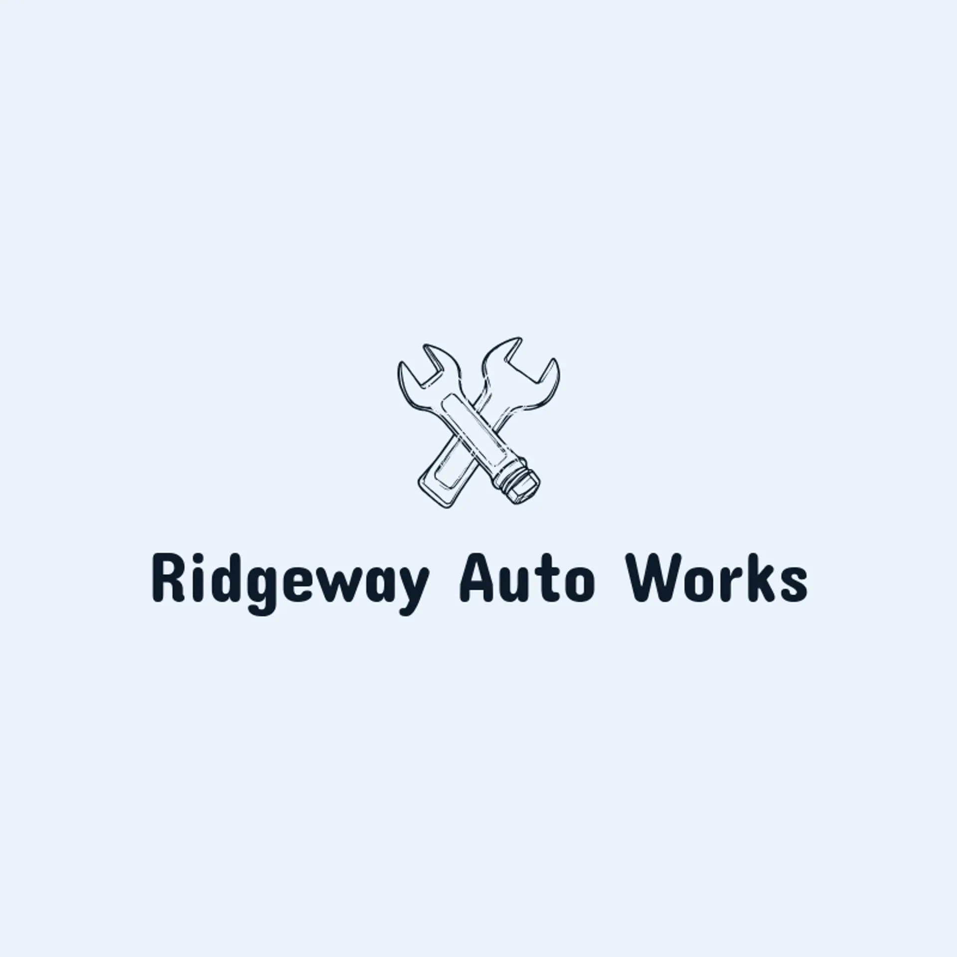 Ridgeway Auto Works logo for engine
